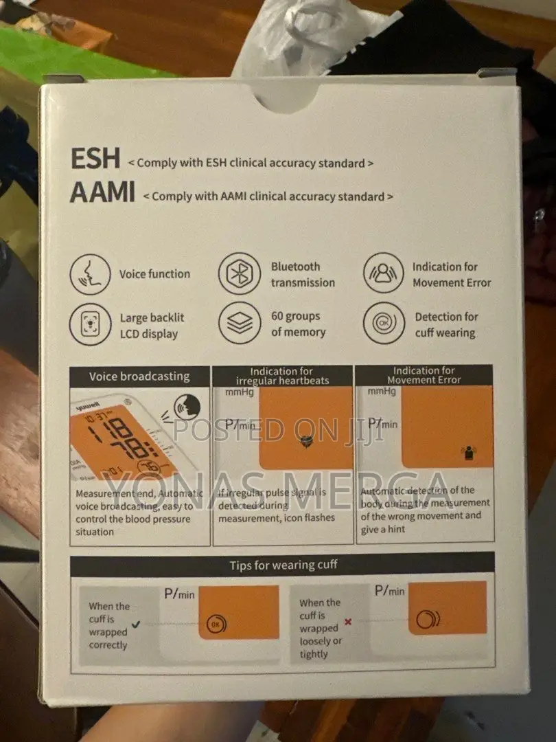 Bp Monitoring|旦bp Monitor/Adapter/Charger for Measuring by Electricity