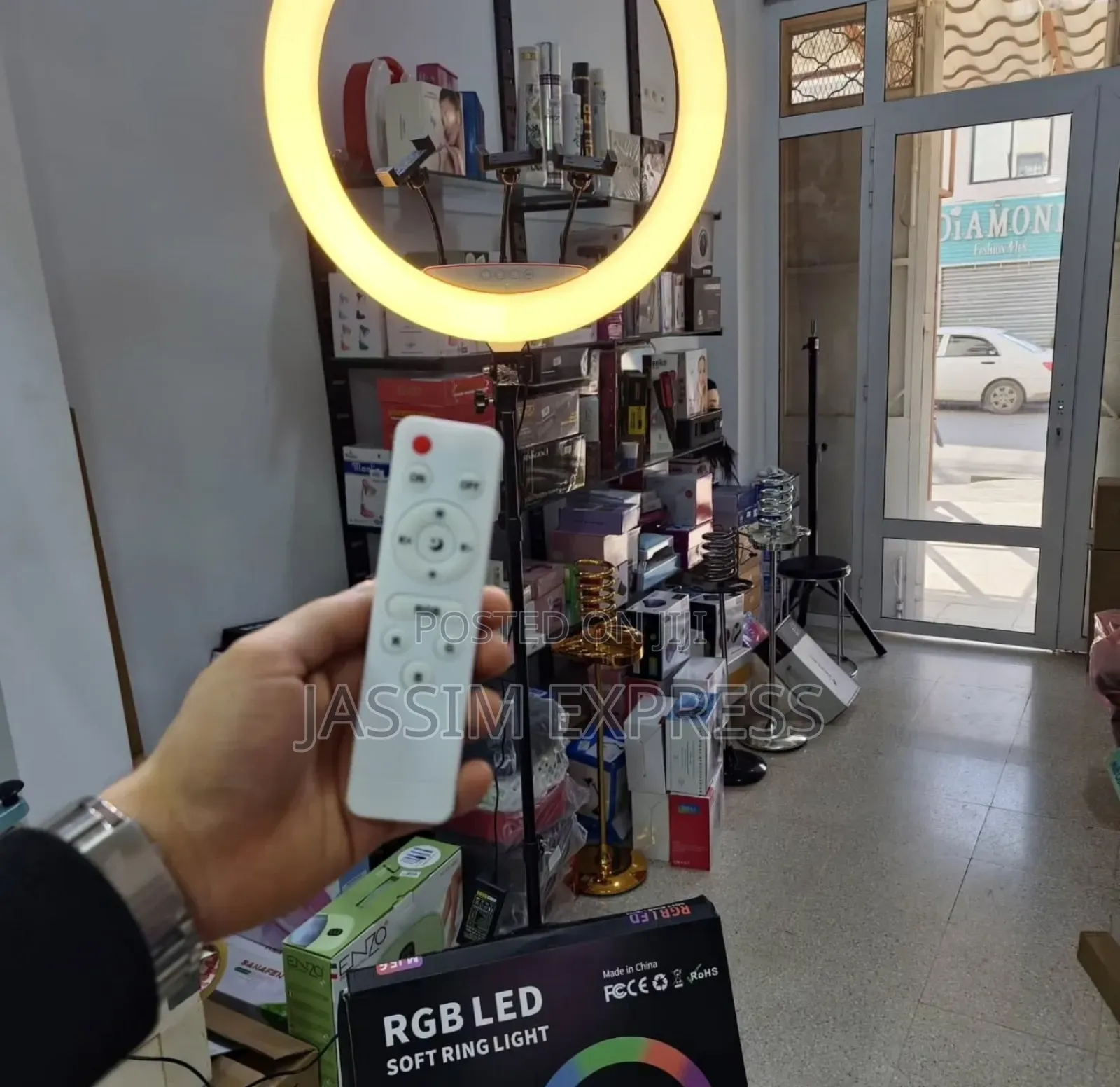 Big Size 22 Inch Ringlight 56 Centi Meter With 2 Meter Stand And Bag