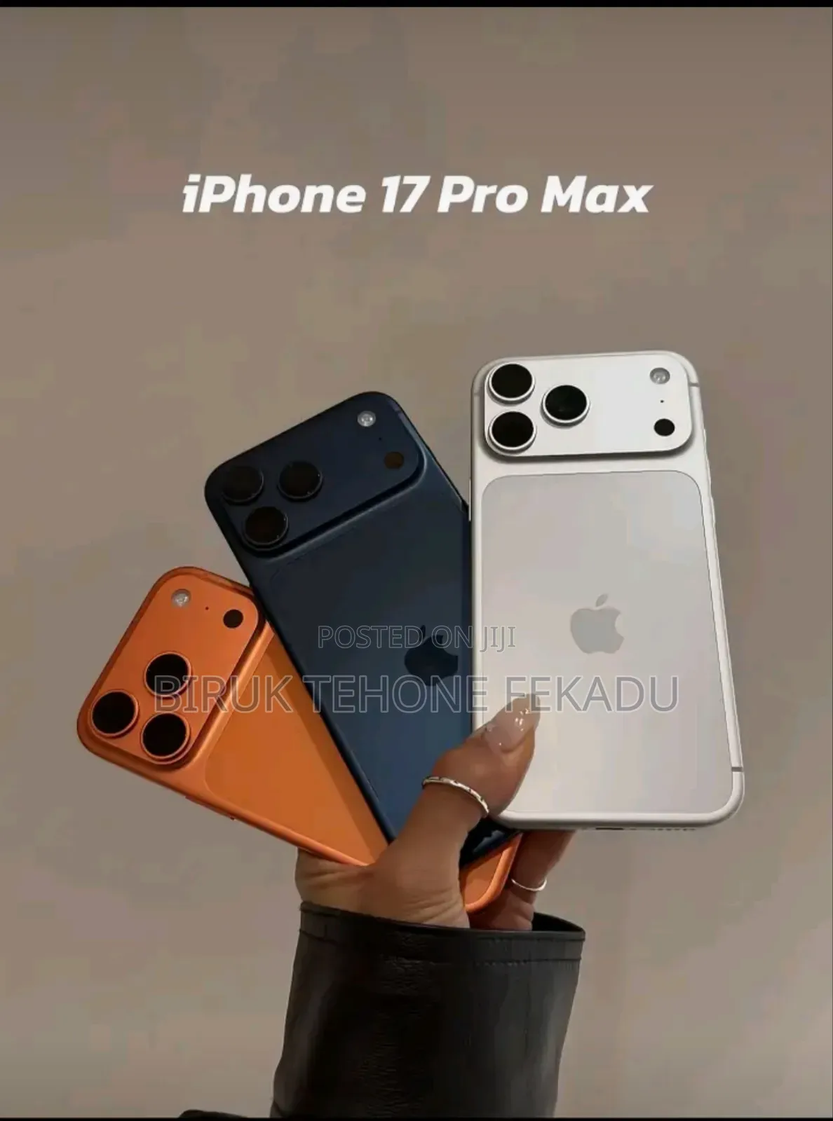 New Apple iPhone 17 Pro Max 256 GB Orange