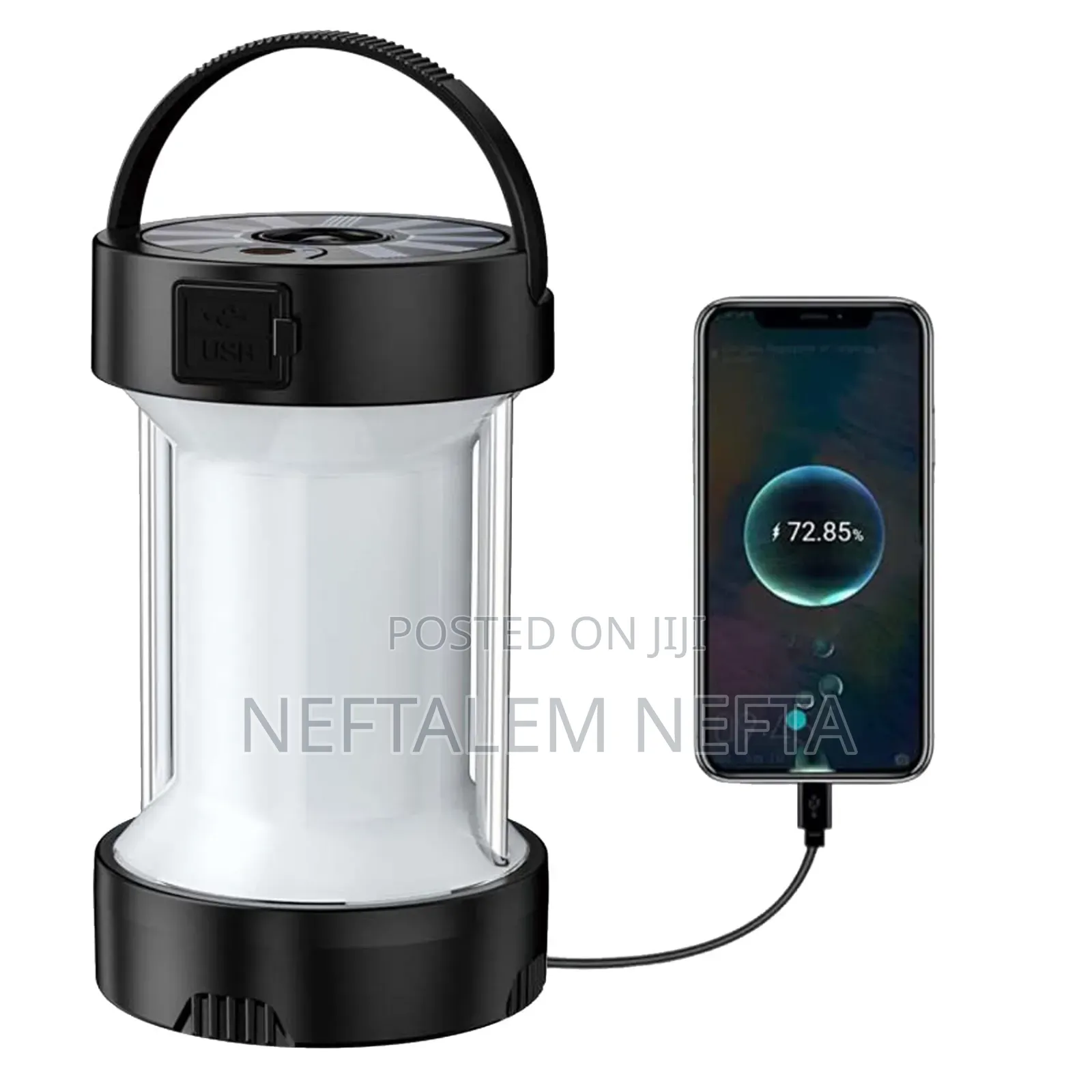 Flickering Solar Camping Light