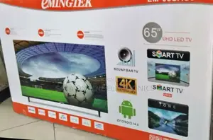 E-mingtek 65" Single Screen Tv Free Delivery 10 Years Warranty