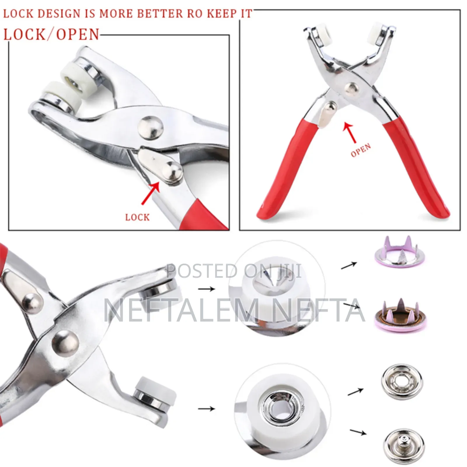 Metal Snap Button Maker Fastener