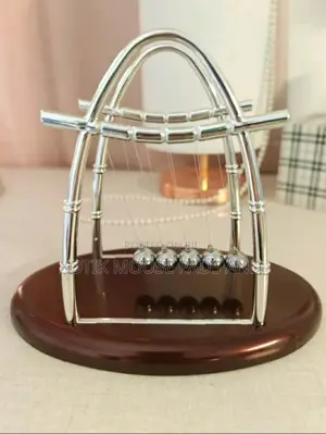 Photo - Newton's Cradle Balance Ornament Pendulum - Desk Decore, Birthday Gift
