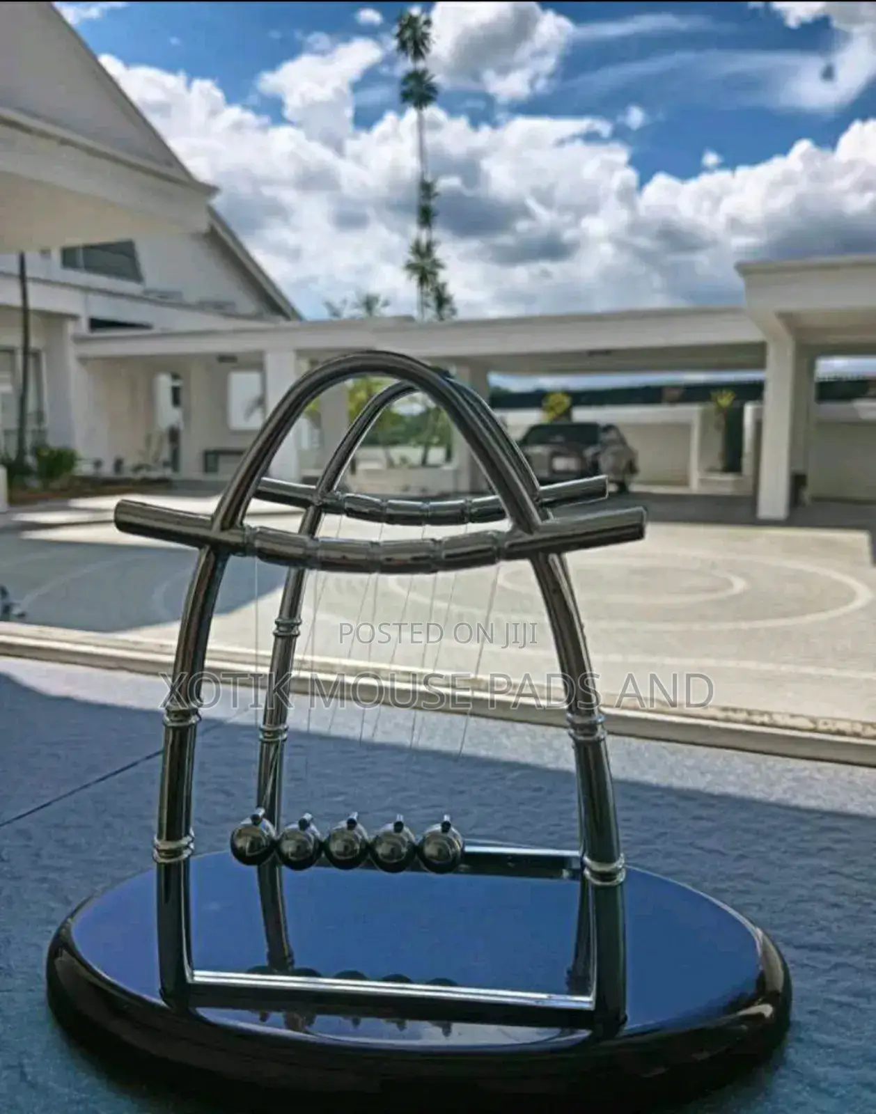 Newton's Cradle Balance Ornament Pendulum - Desk Decore, Birthday Gift