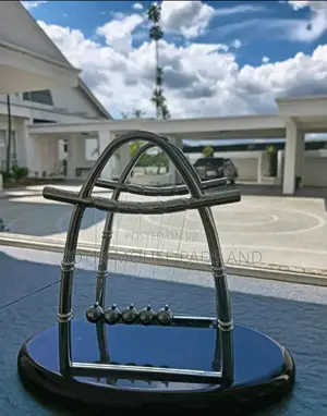 Newton's Cradle Balance Ornament Pendulum - Desk Decore, Birthday Gift