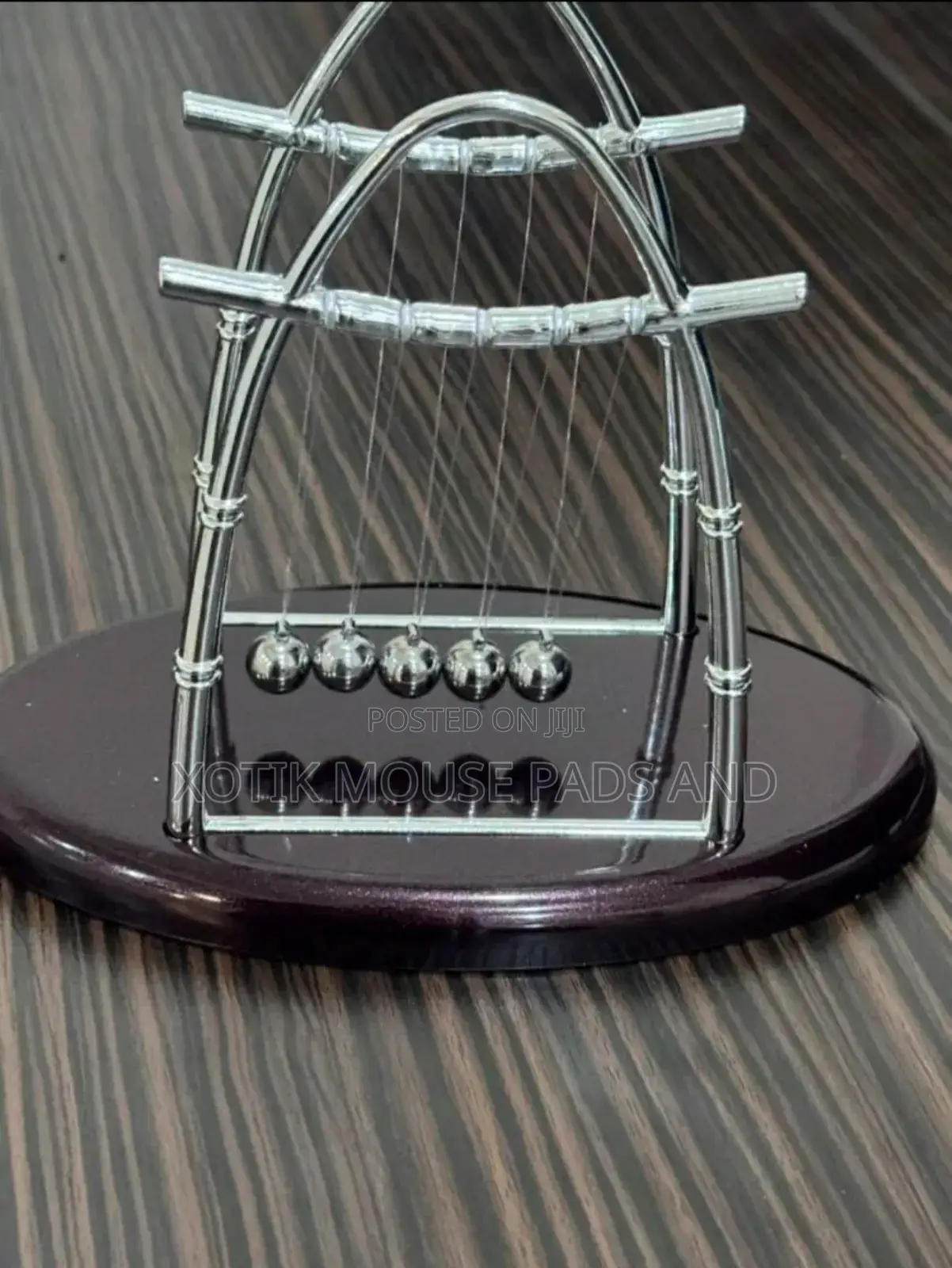 Newton's Cradle Balance Ornament Pendulum - Desk Decore, Birthday Gift
