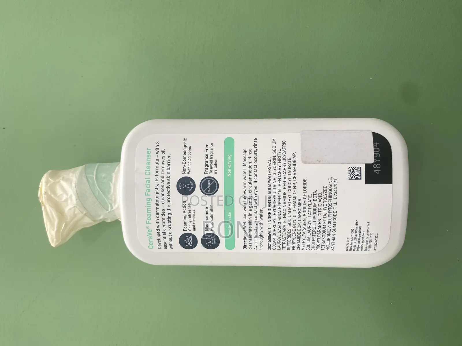 Cerave Foaming Facial Cleanser