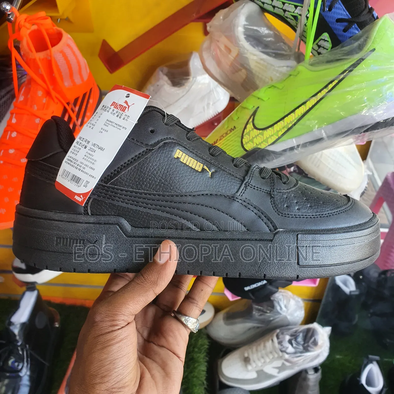 Puma Brand Black Sneaker [On Hand]