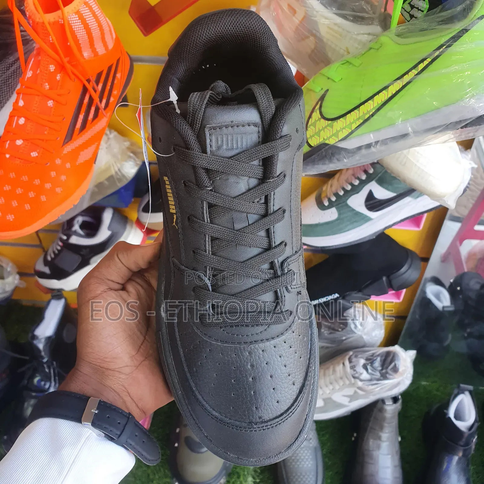 Puma Brand Black Sneaker [On Hand]