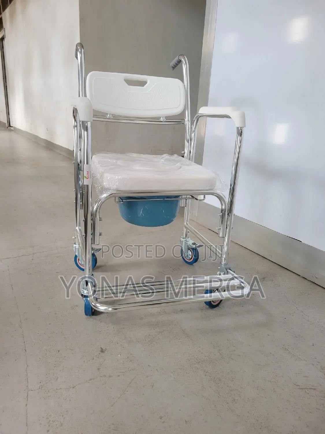 4-in-1 Commode Chair蘭∆Wheeled Shower Commode Chair棘፰bathing, Elderly