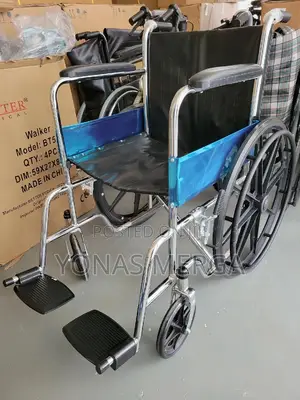 Wheelchair With Steel Frame for Durability櫃嶱walking Aid Wheelchair