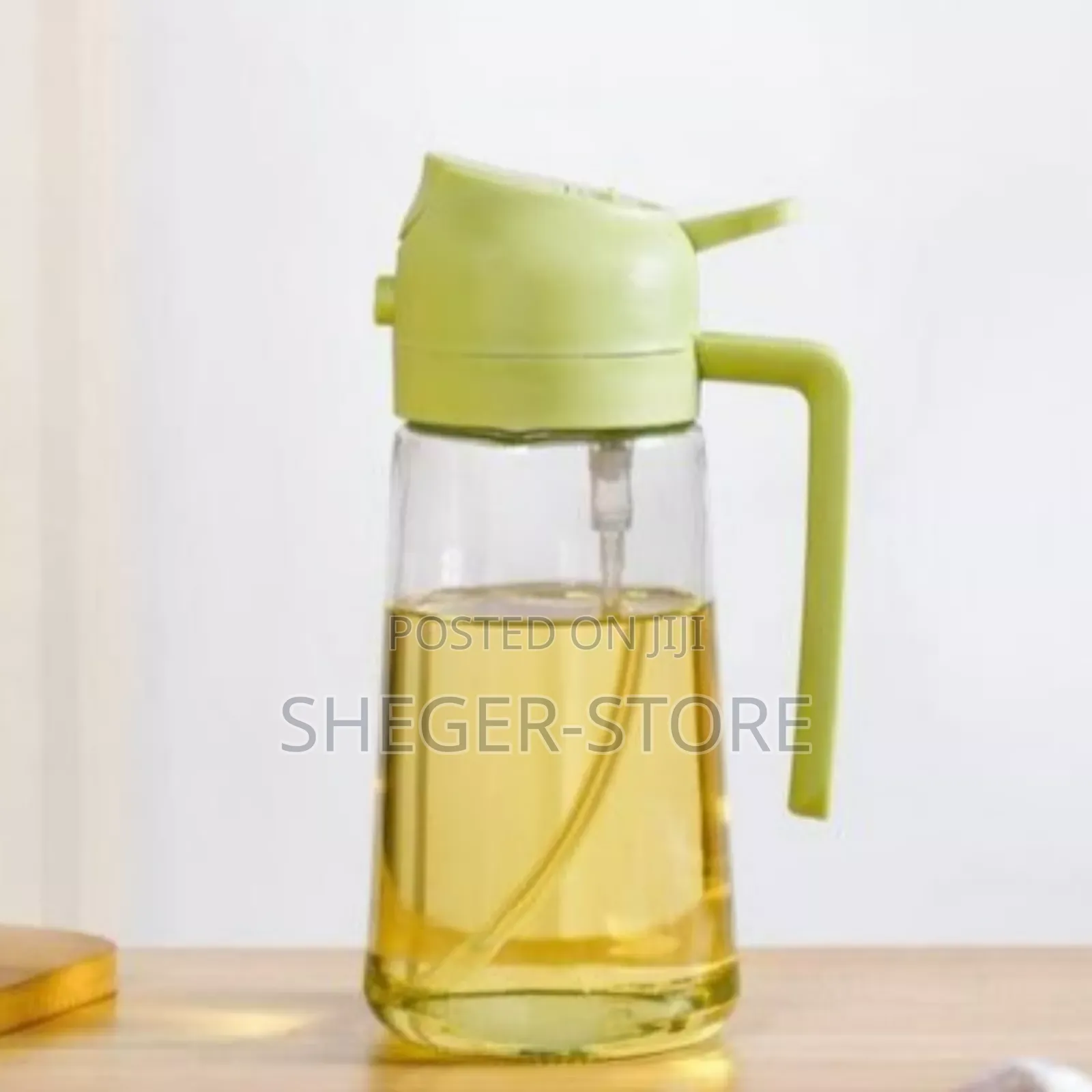 High Class Sprayable and Pourable Oil Bottle ( ከመስታወት የተሰራ )