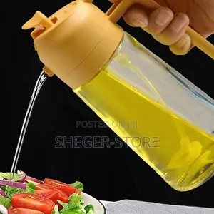 High Class Sprayable and Pourable Oil Bottle ( ከመስታወት የተሰራ )
