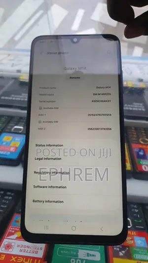 New Samsung Galaxy M14 64 GB Black