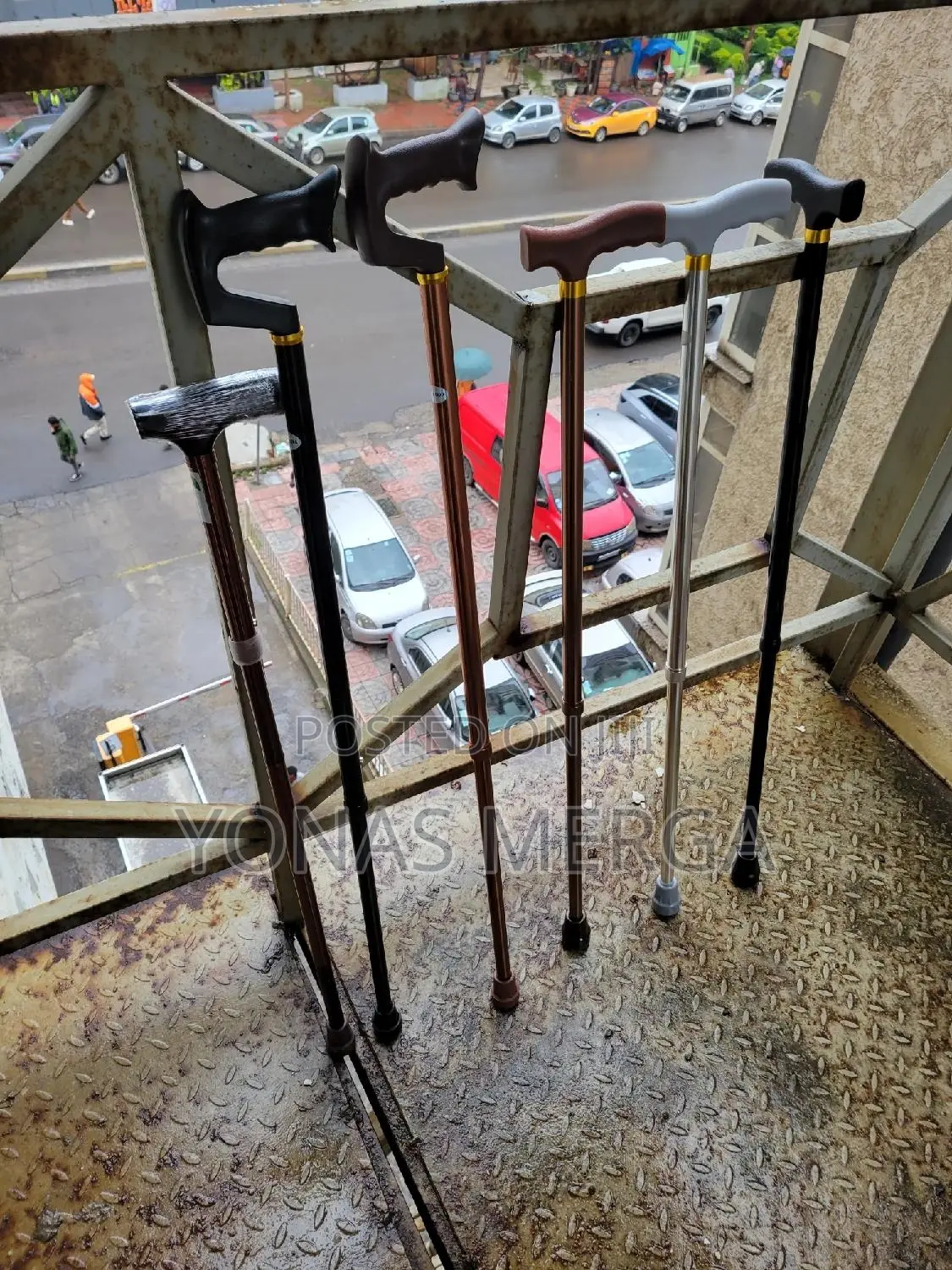 Walking Stick Shaped Frame of the Walking Stick To Adjust Height 1