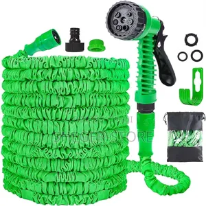 30m 100ft Expandable Magichose Flexible Water Pipe Garden Spray Gun
