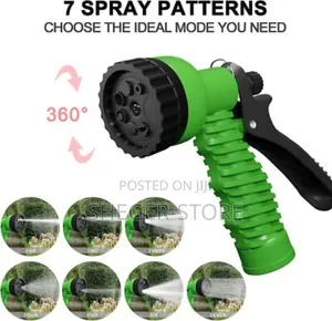 30m 100ft Expandable Magichose Flexible Water Pipe Garden Spray Gun