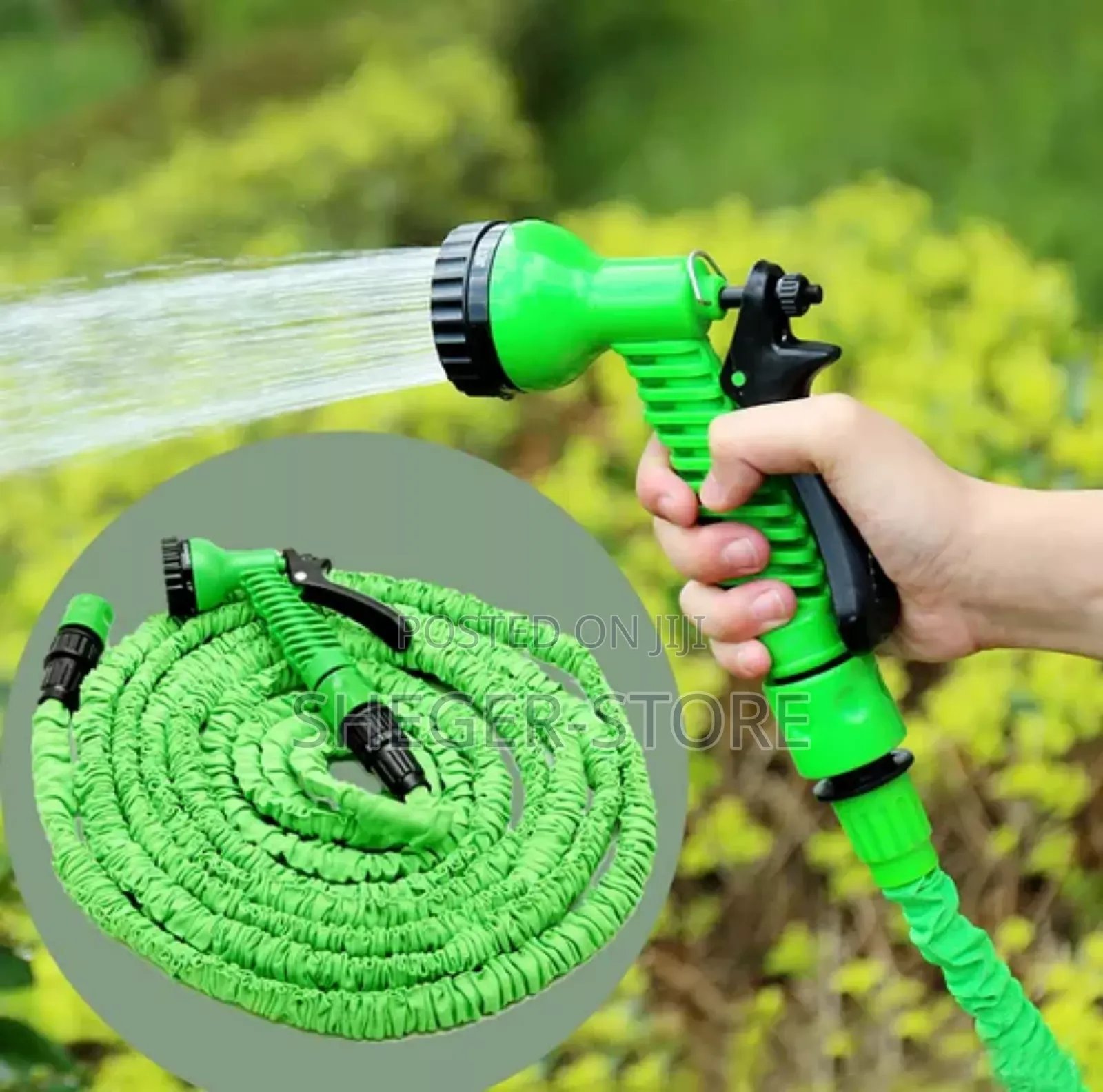 30m 100ft Expandable Magichose Flexible Water Pipe Garden Spray Gun