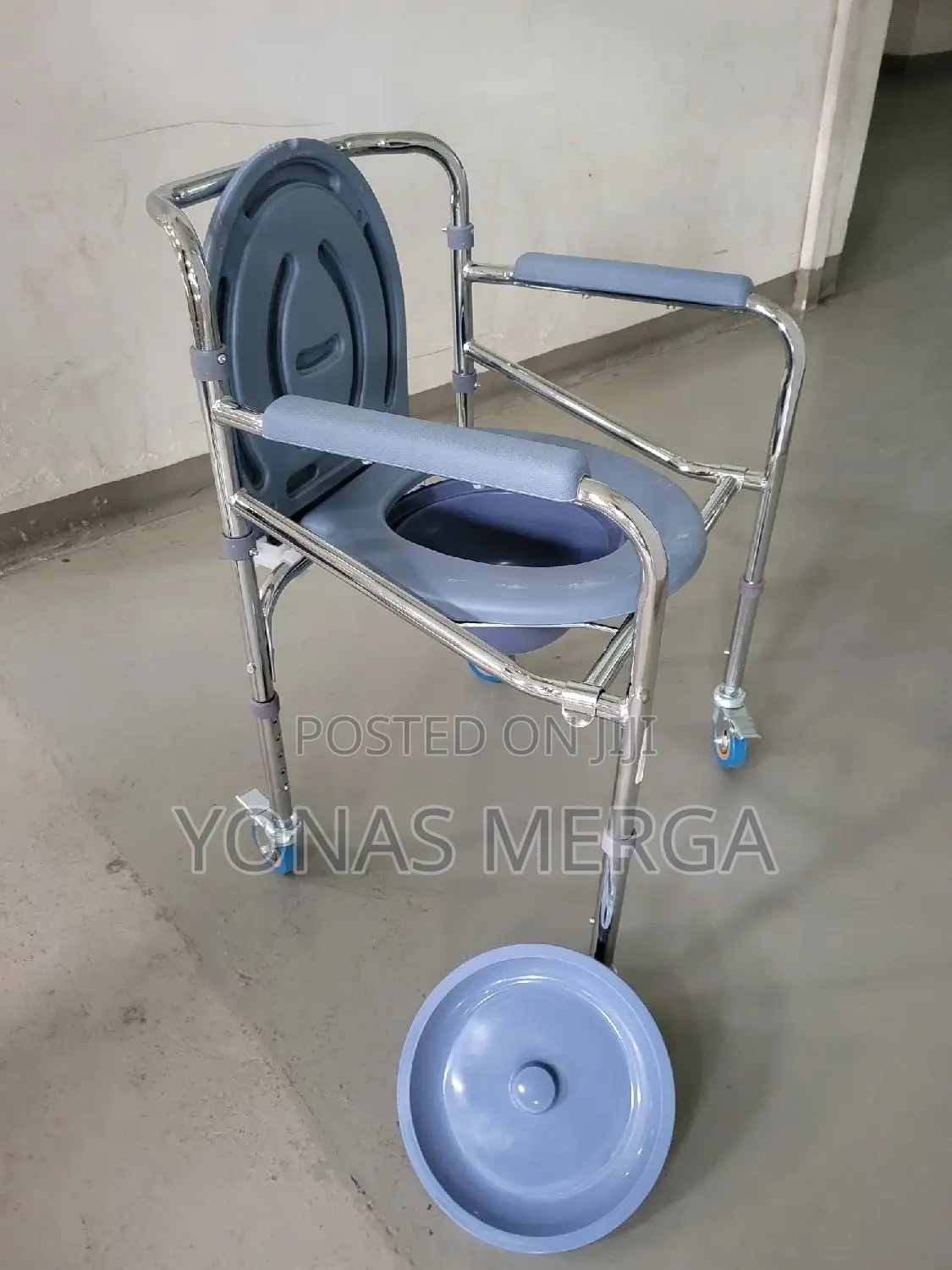 Commode Chair離፰toilet¶~Pulled Portable Foldable Durablefolding Potty