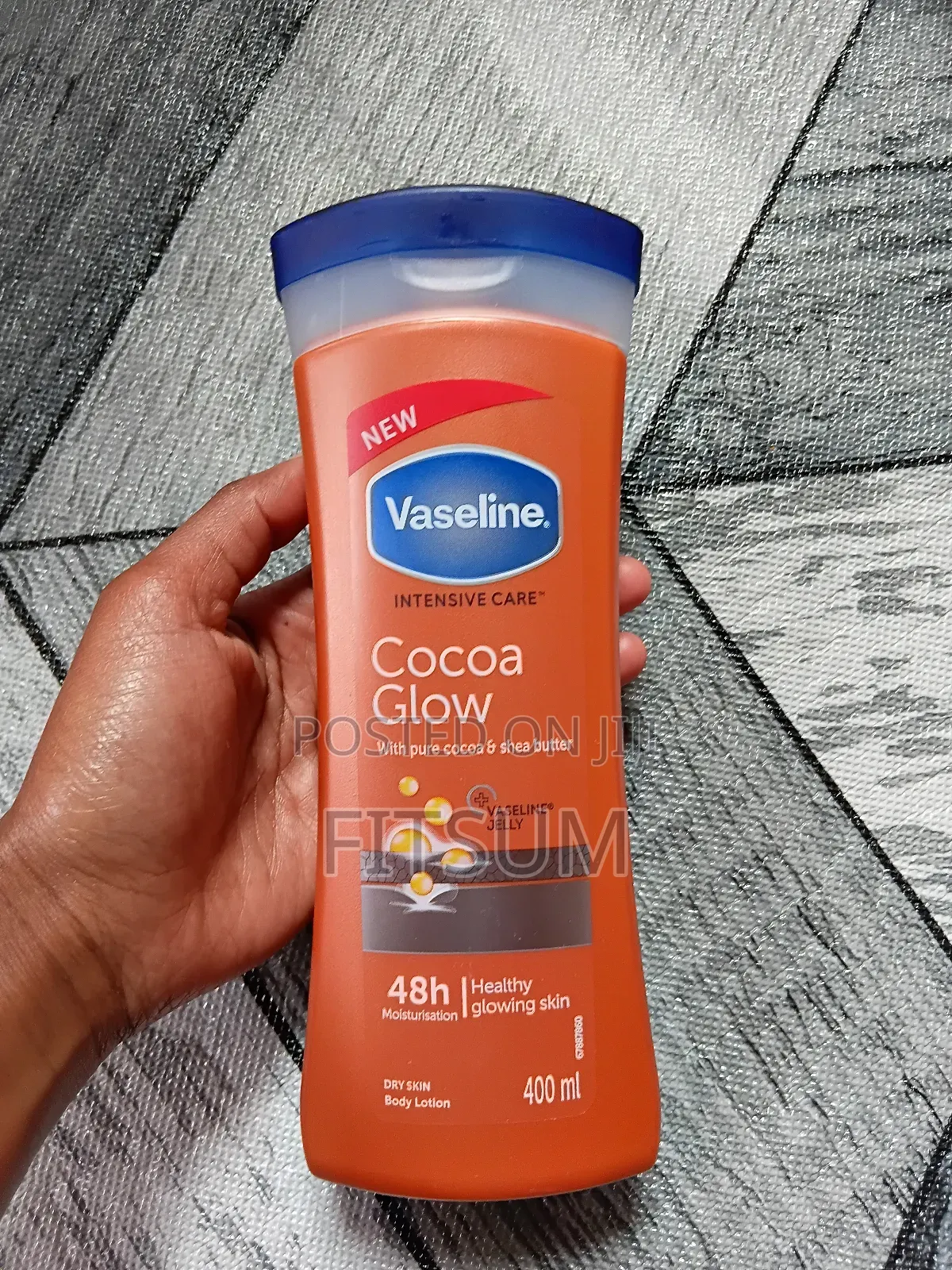 Original Vaseline Cocoa Glow Body Lotion 400ml- Fresh Stock