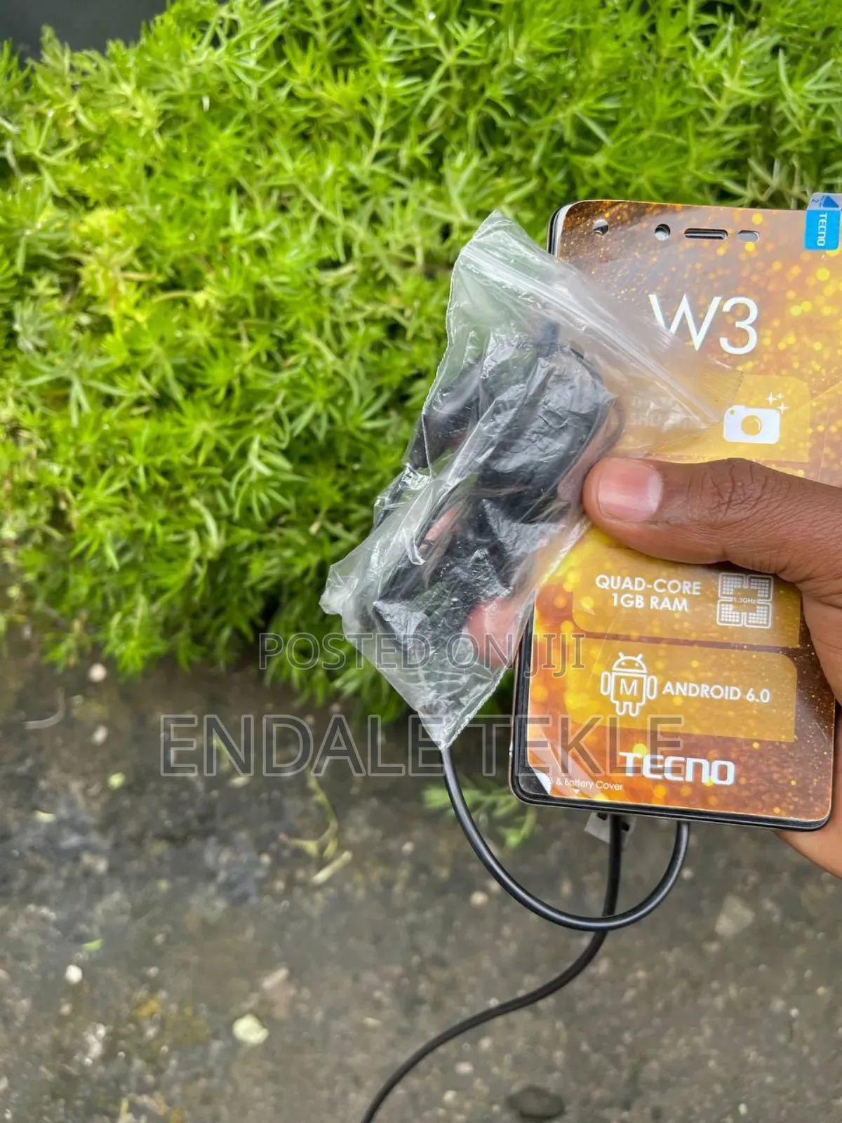 New Tecno W3 8 GB Black