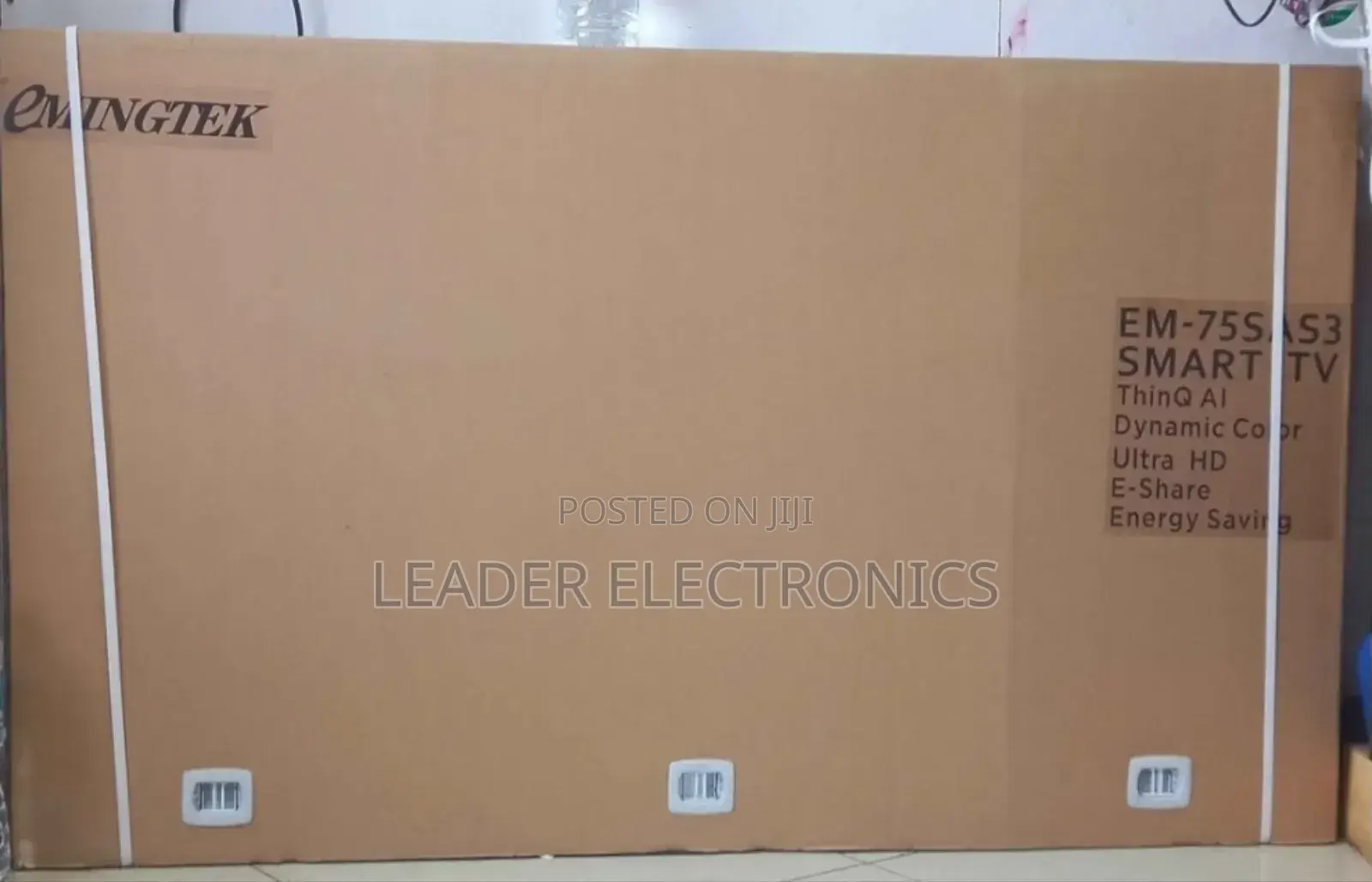 Emingtek Tv 75"inches Smart Android Tv Frameless