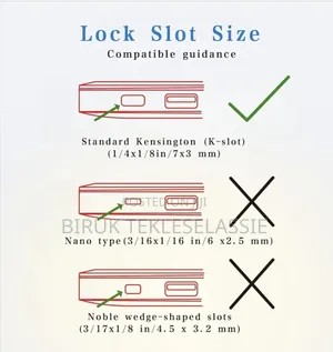 Laptop Lock Security Chain Anti-Theft Cable