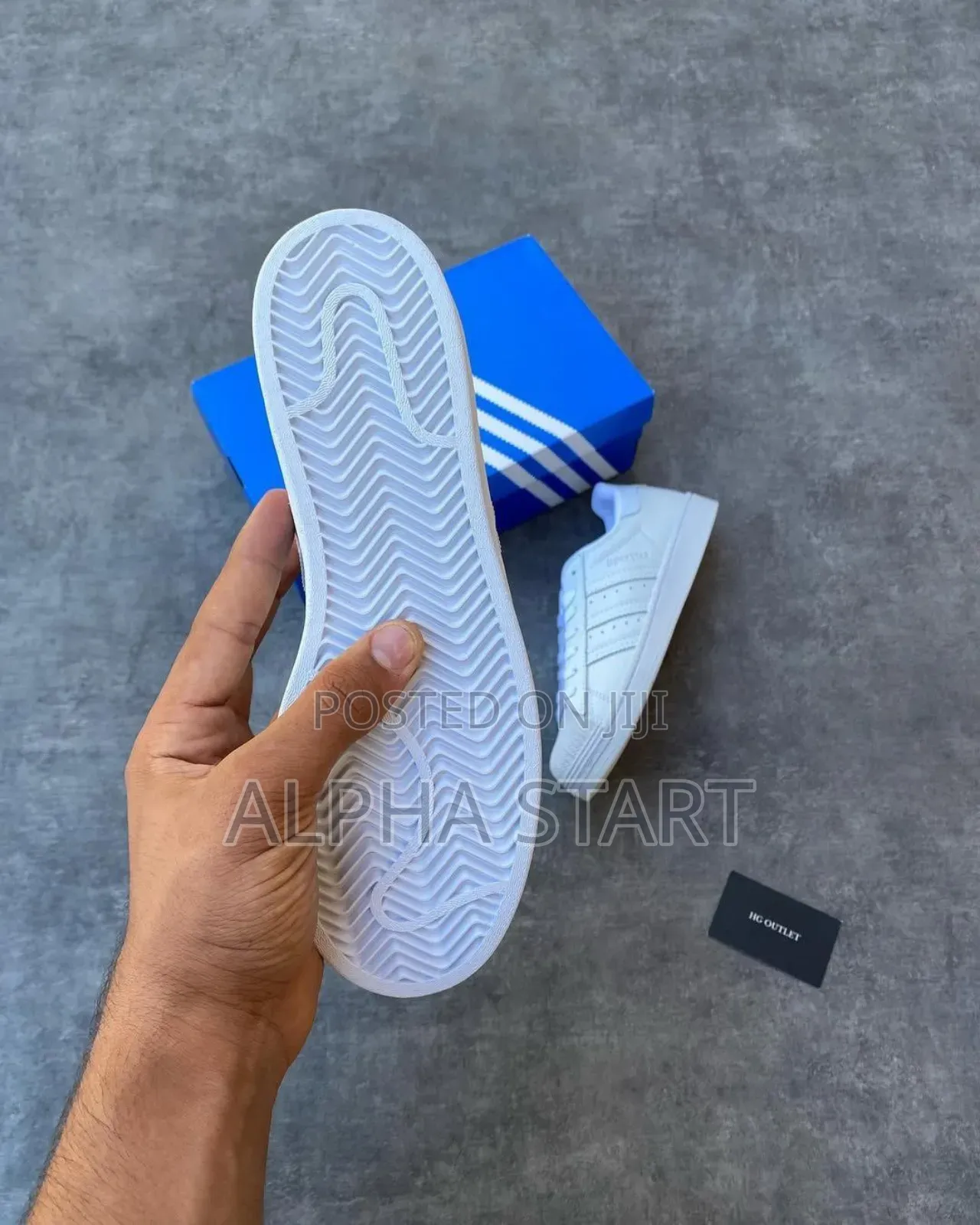 Adidas Old School Full White High Smooth Flat Shoes Master Quwality