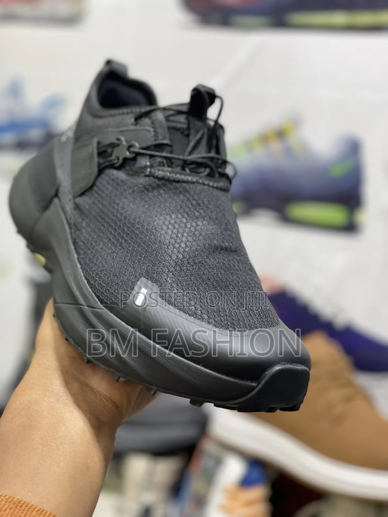 Black Grcco Men’S Quality Sneakers Made in China