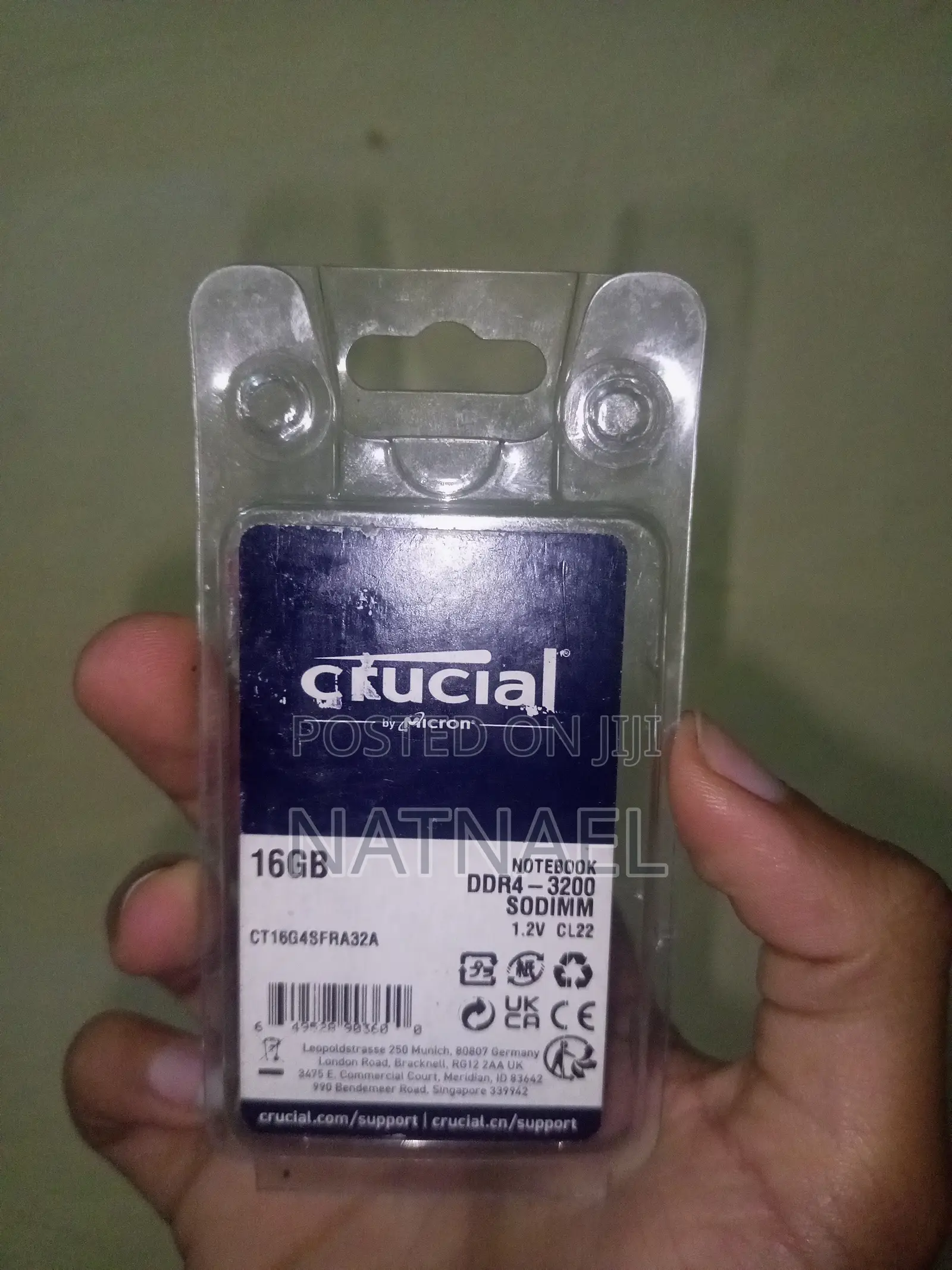 16gb Ddr4 Laptop Ram (Sodimm)