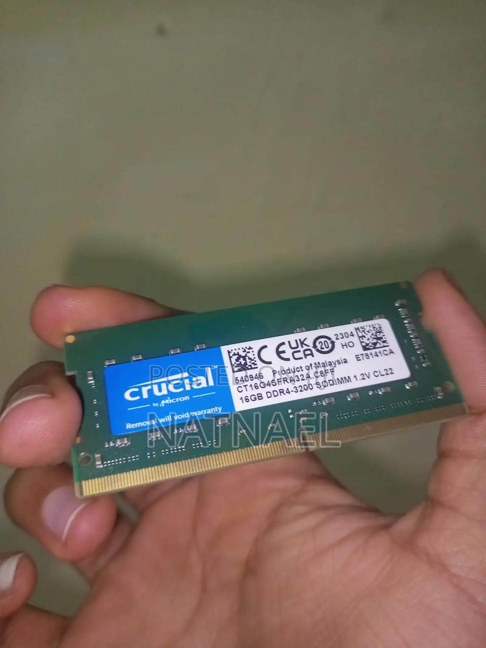 16gb Ddr4 Laptop Ram (Sodimm)
