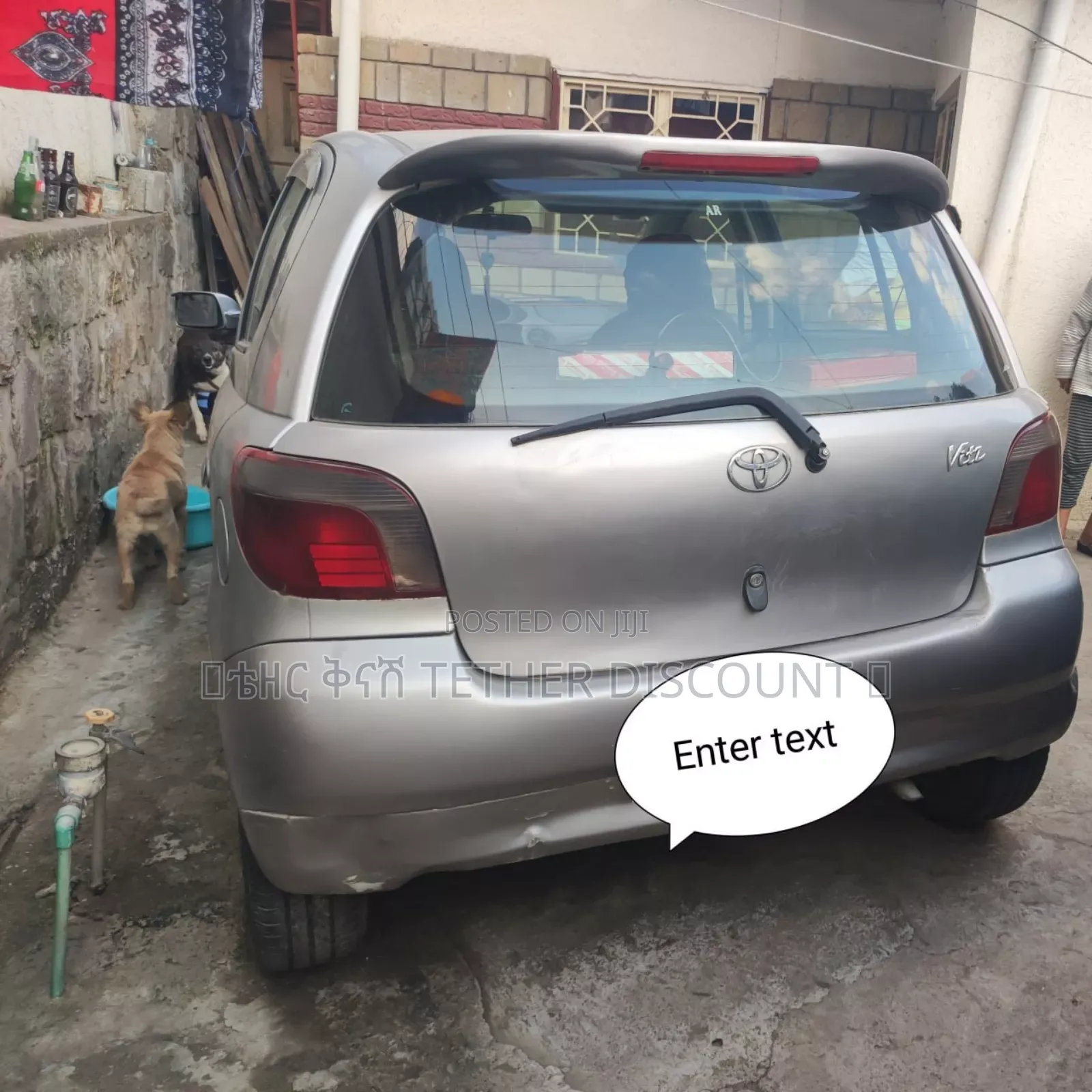 Toyota Vitz 2001 Gray
