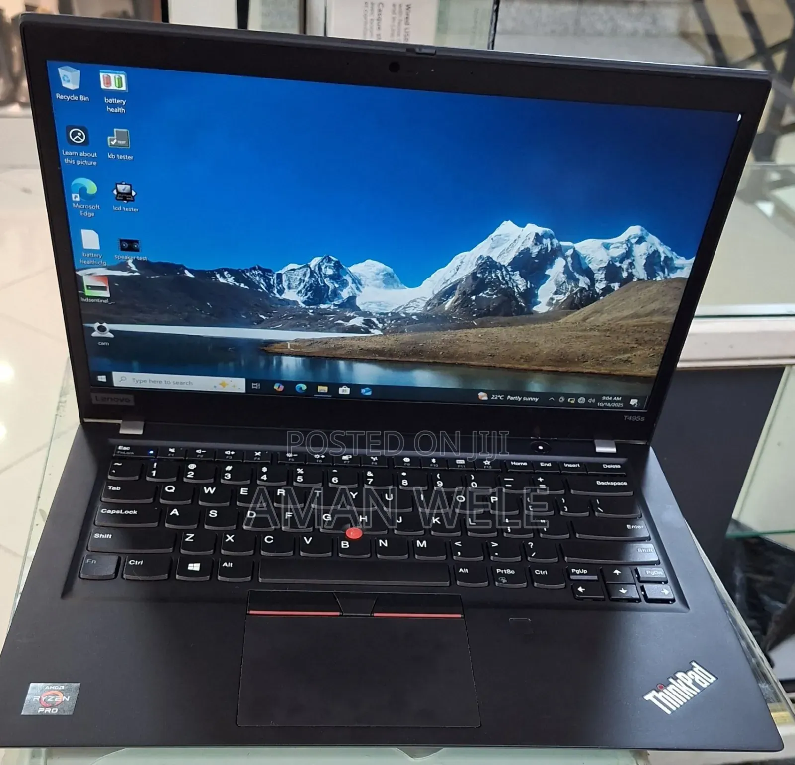 New Laptop Lenovo ThinkPad T495s 16GB AMD Ryzen 5 SSD 512GB