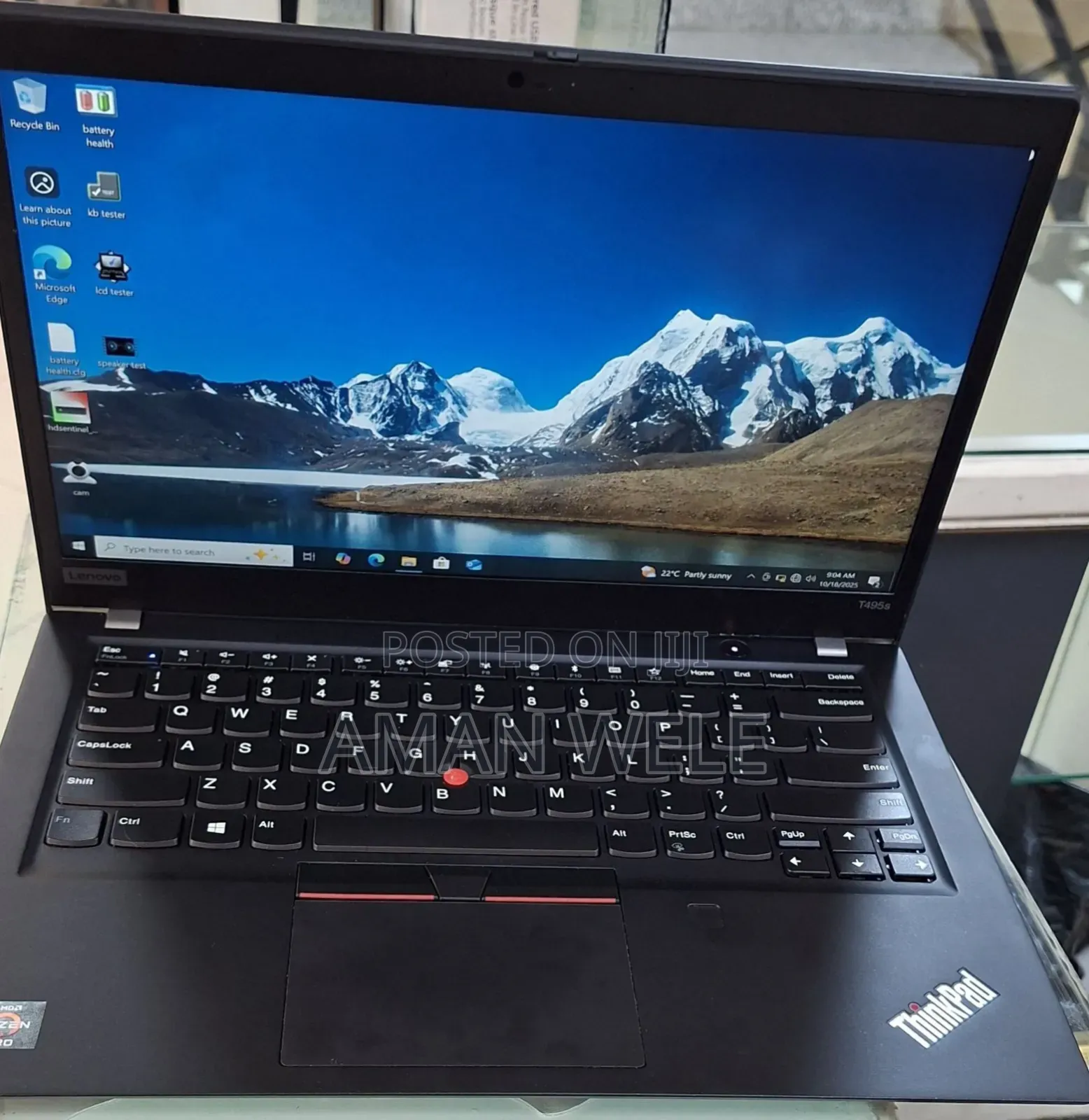 New Laptop Lenovo ThinkPad T495s 16GB AMD Ryzen 5 SSD 512GB