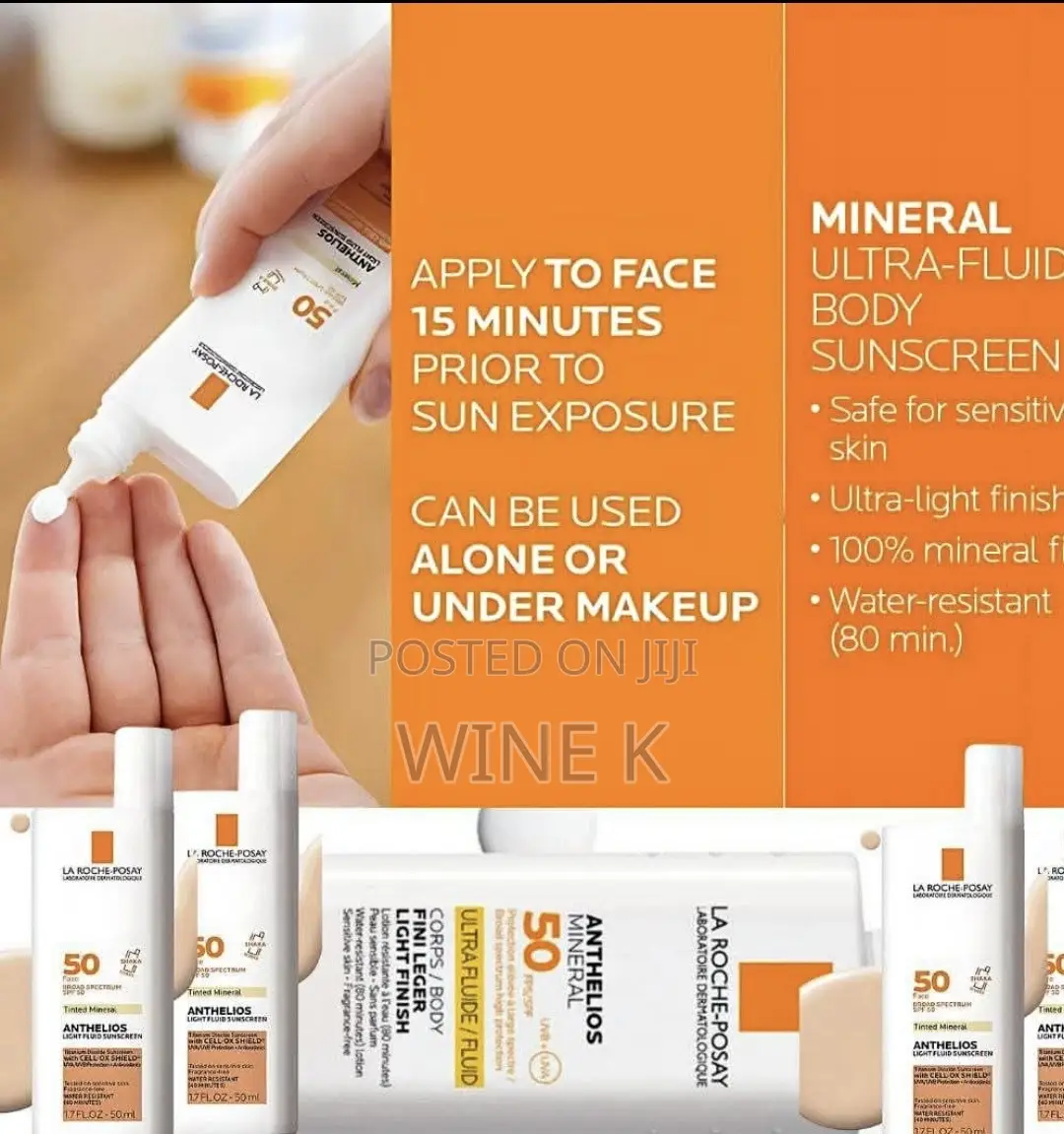 La Roche Posay and Aveeno Sunscreen 