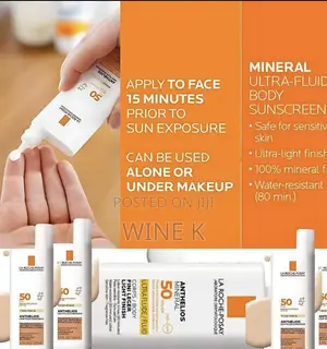 La Roche Posay and Aveeno Sunscreen 