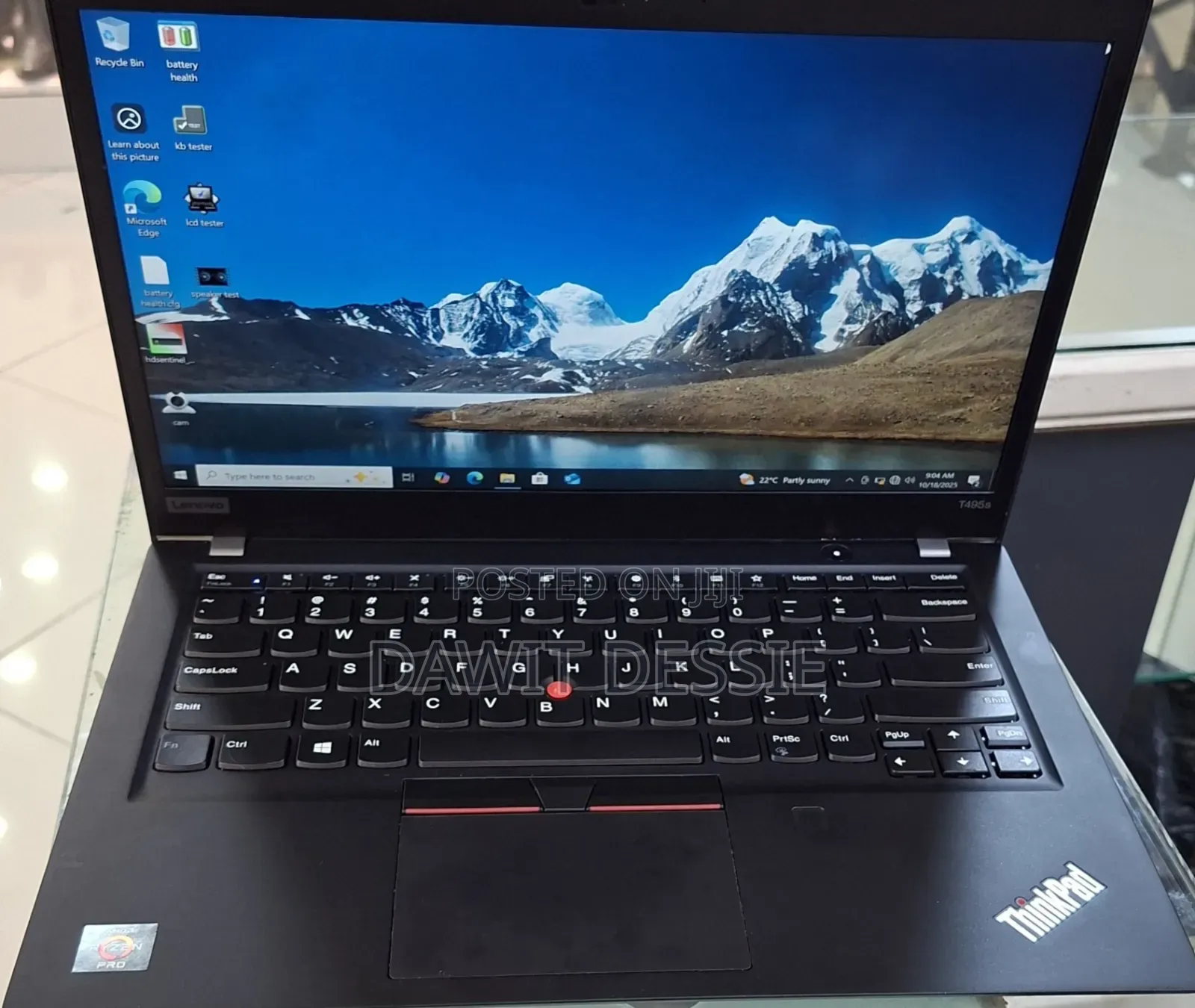 New Laptop Lenovo ThinkPad T495s 16GB AMD Ryzen 5 SSD 512GB
