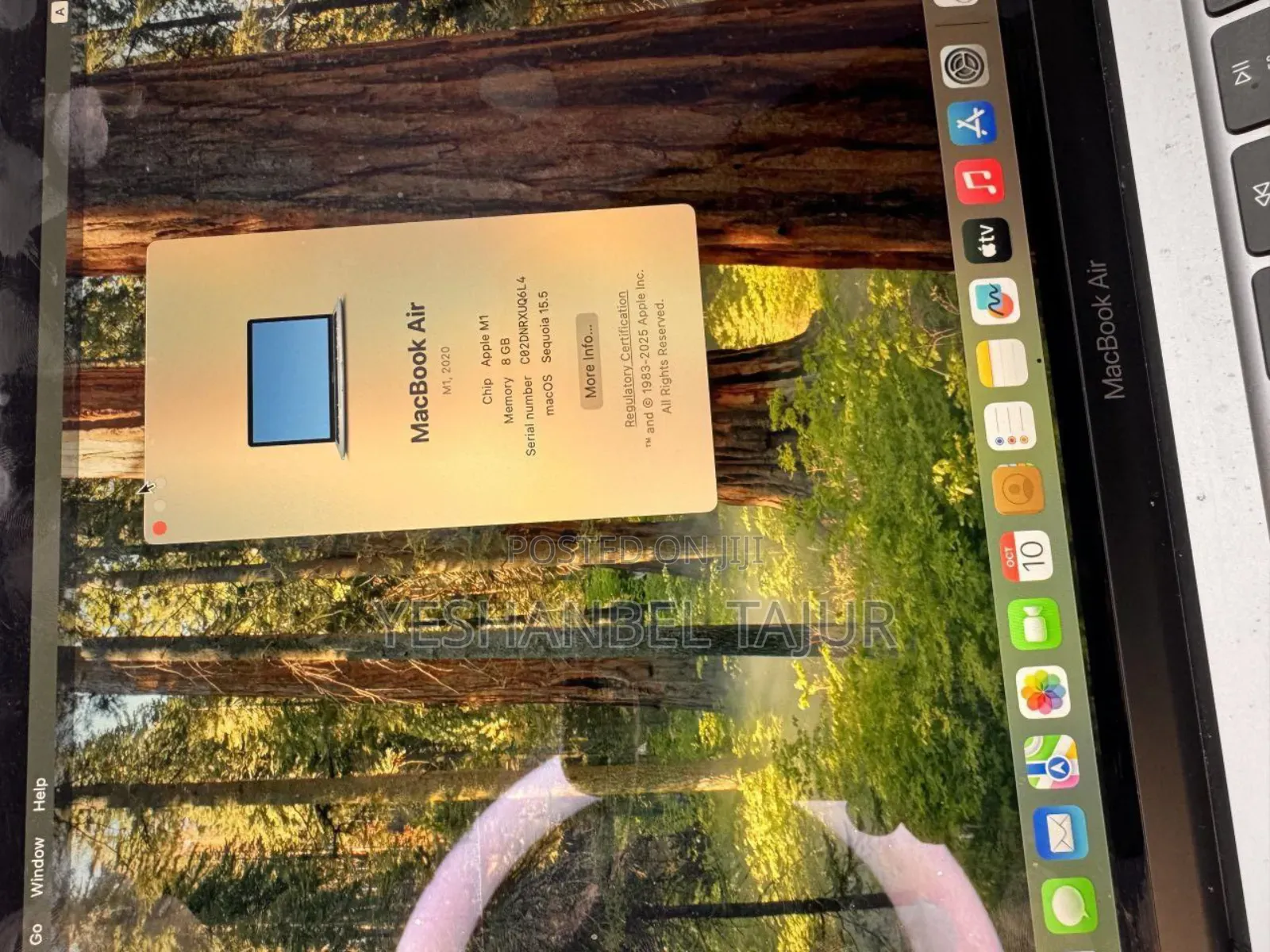 New Laptop Apple MacBook Air 16GB Apple M1 SSD 256GB