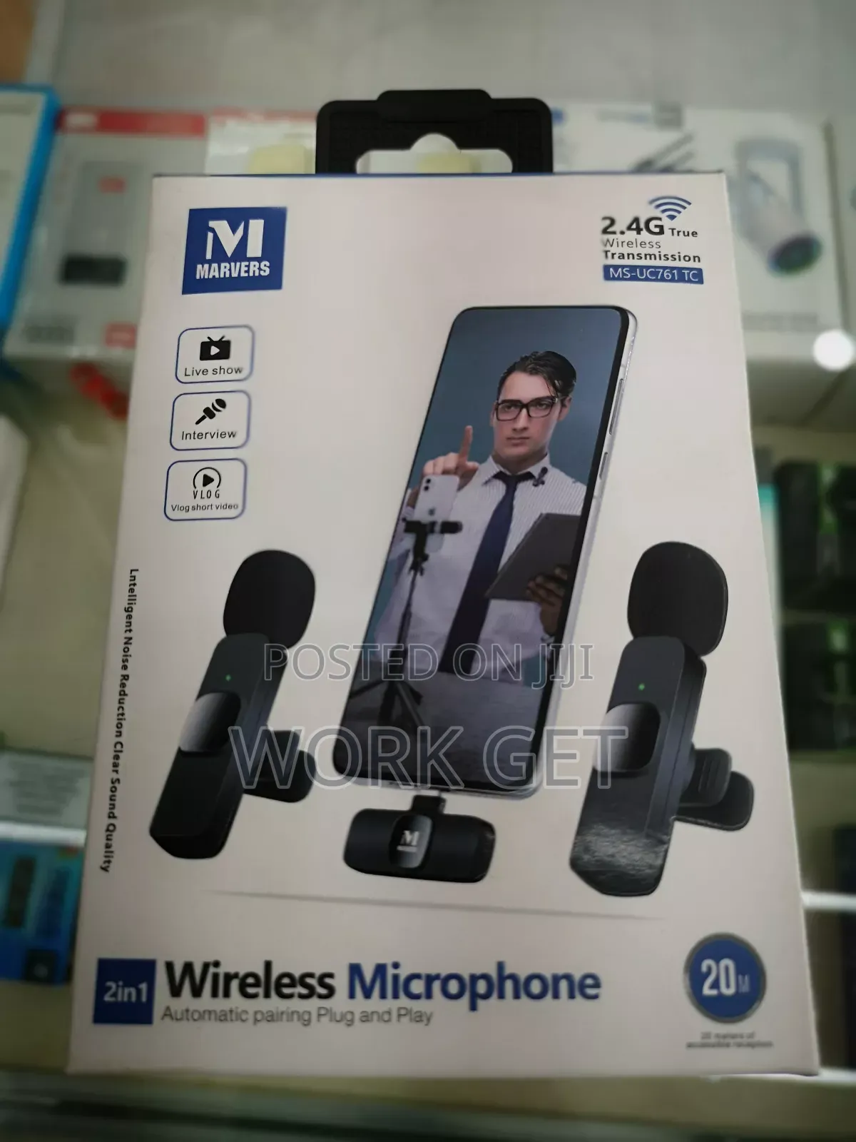  Marvers 2-in-1 Wireless Microphone (Ms-Uc761 Tc) 
Pe