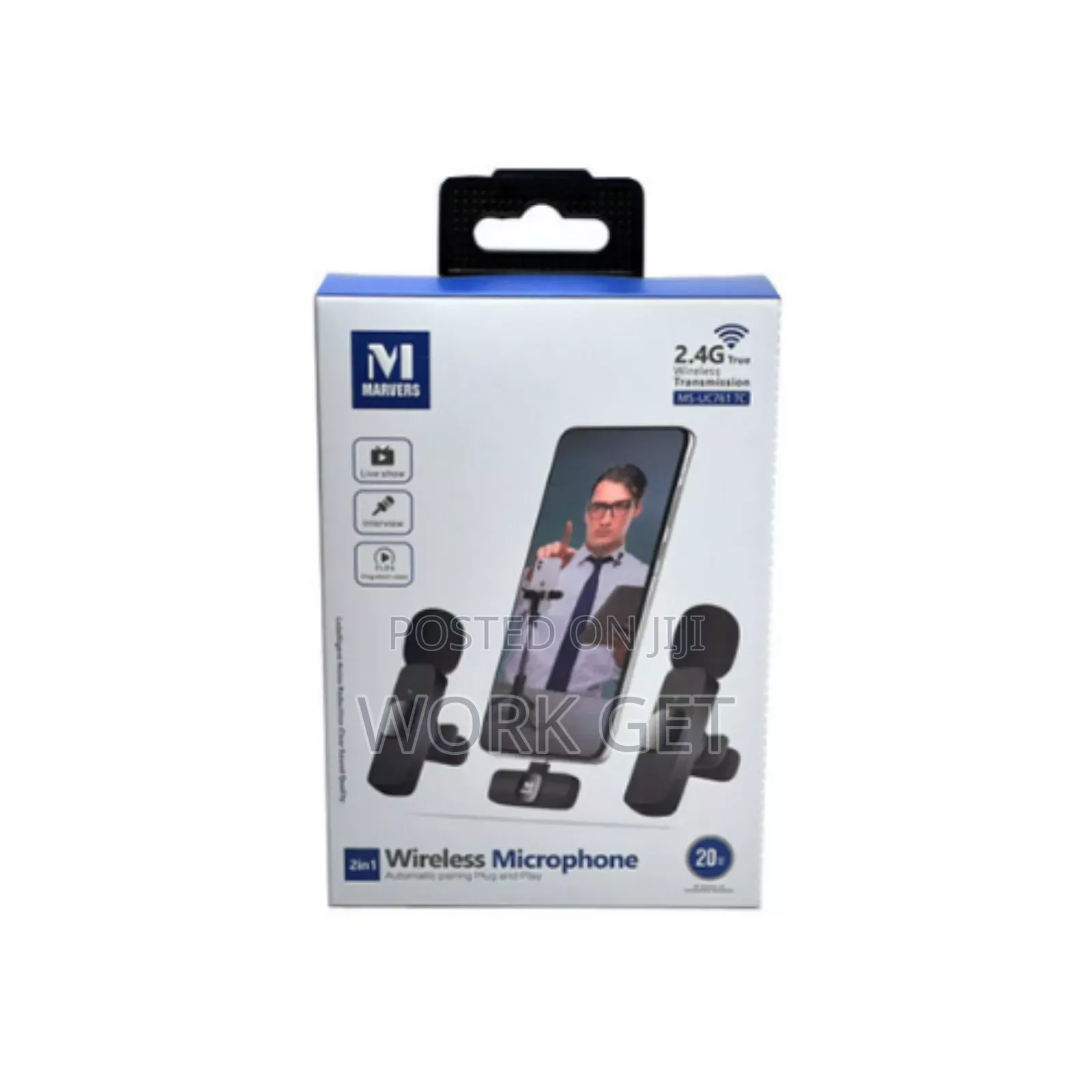 Marvers 2in1 Wireless Microphone Ms-Uc761 Tc