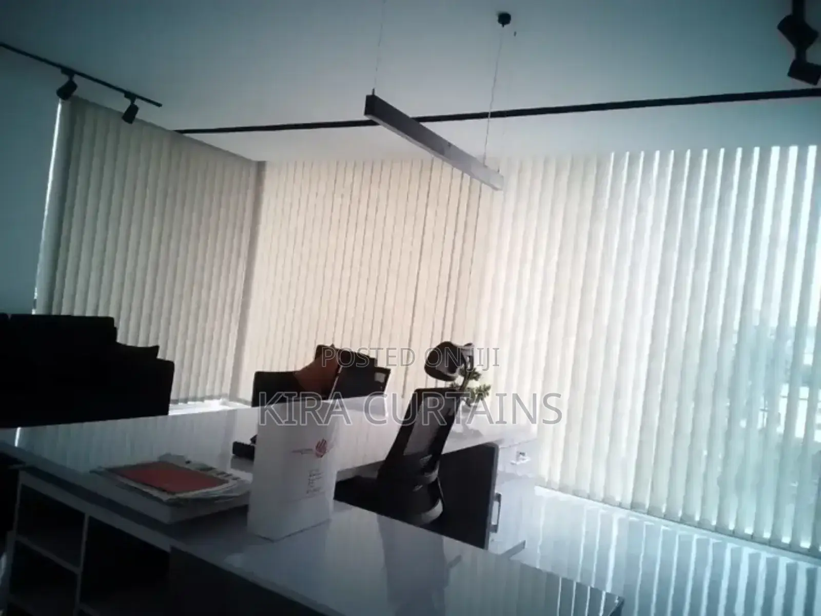 Kira Home /Office Curtain and Vertical Shatter and Stiker Work