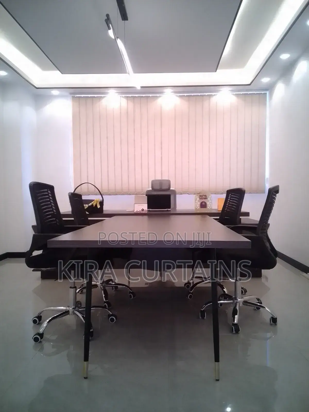 Kira Home /Office Curtain and Vertical Shatter and Stiker Work