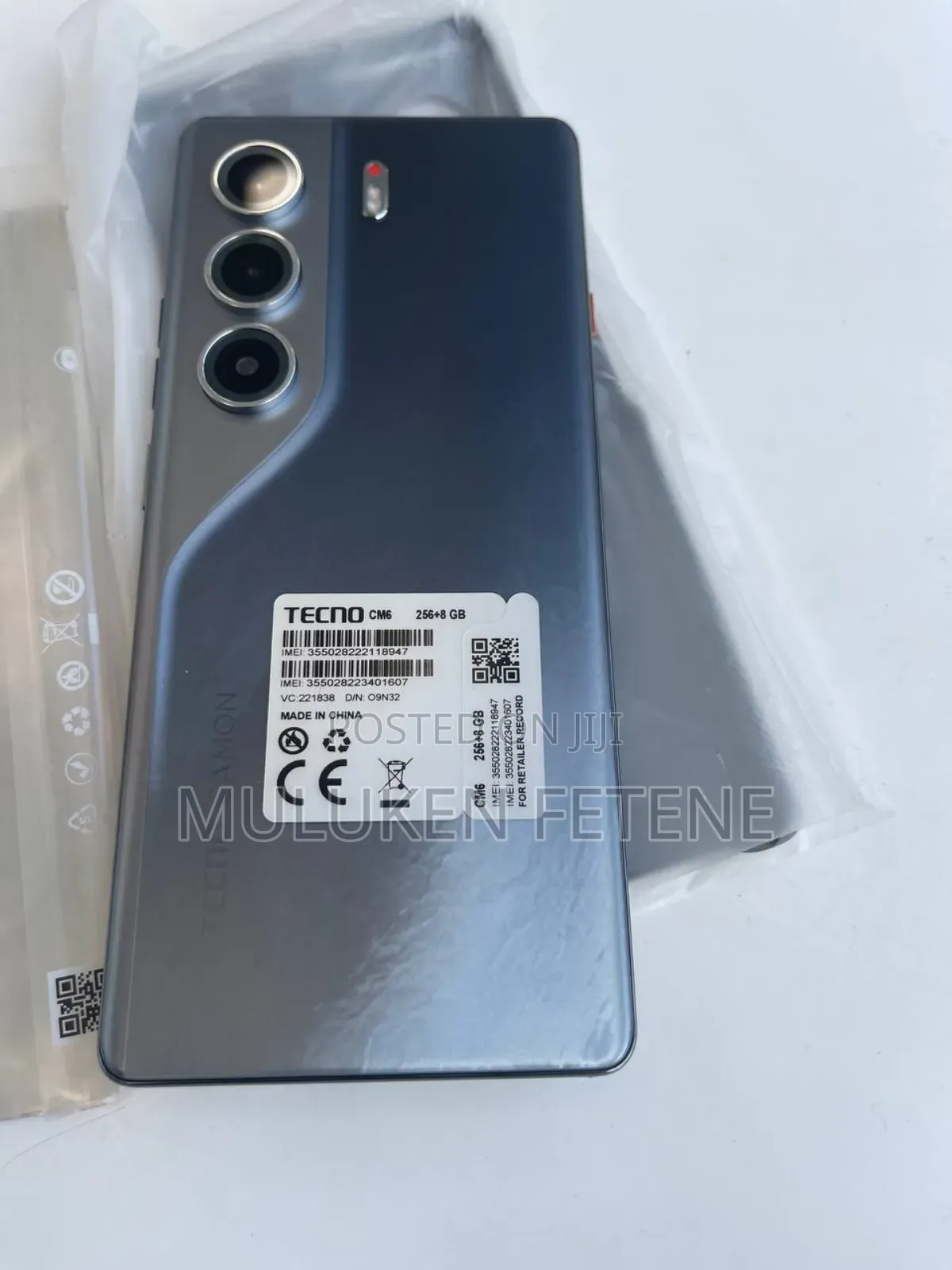 New Tecno Camon 40 Pro 256 GB Gray