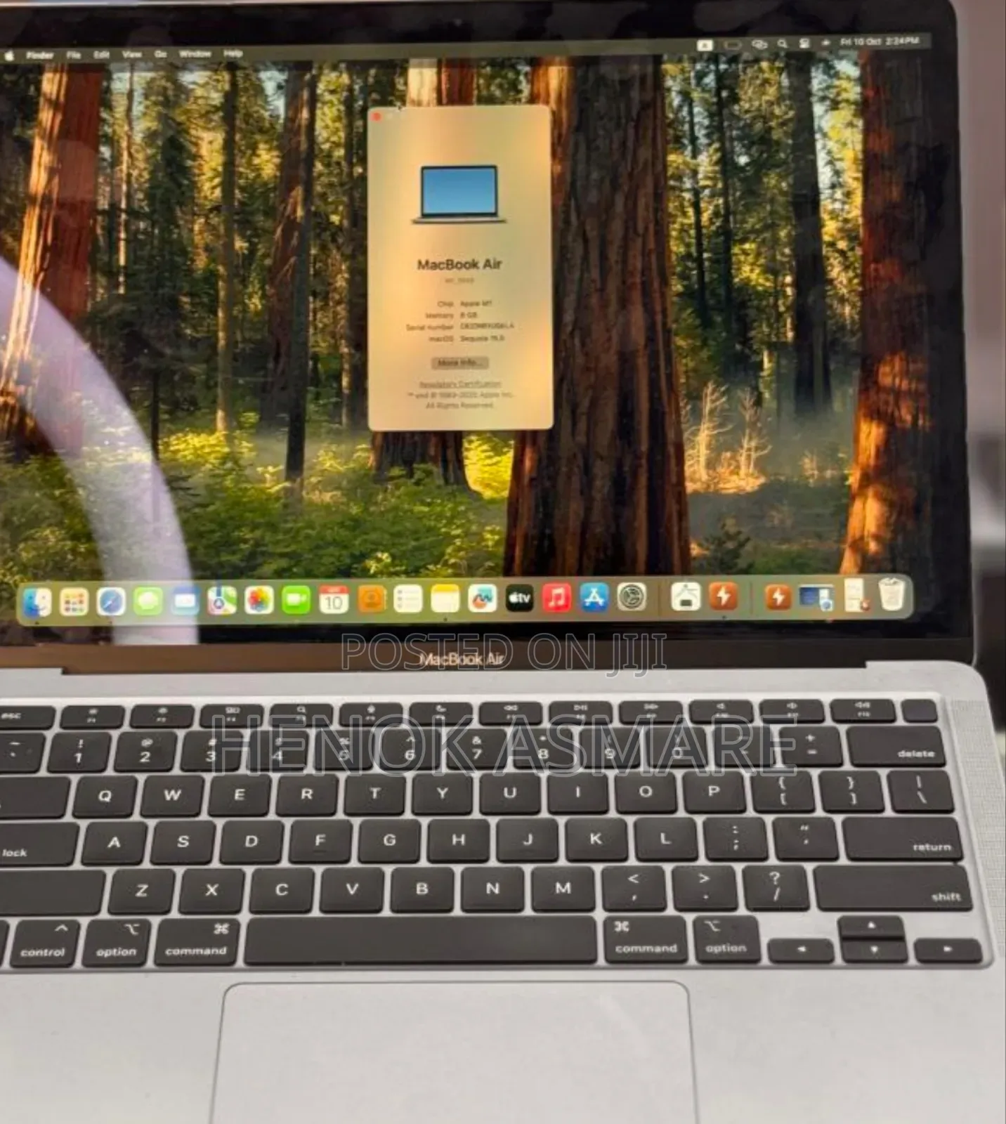 New Laptop Apple MacBook Air 16GB Apple M1 SSD 256GB