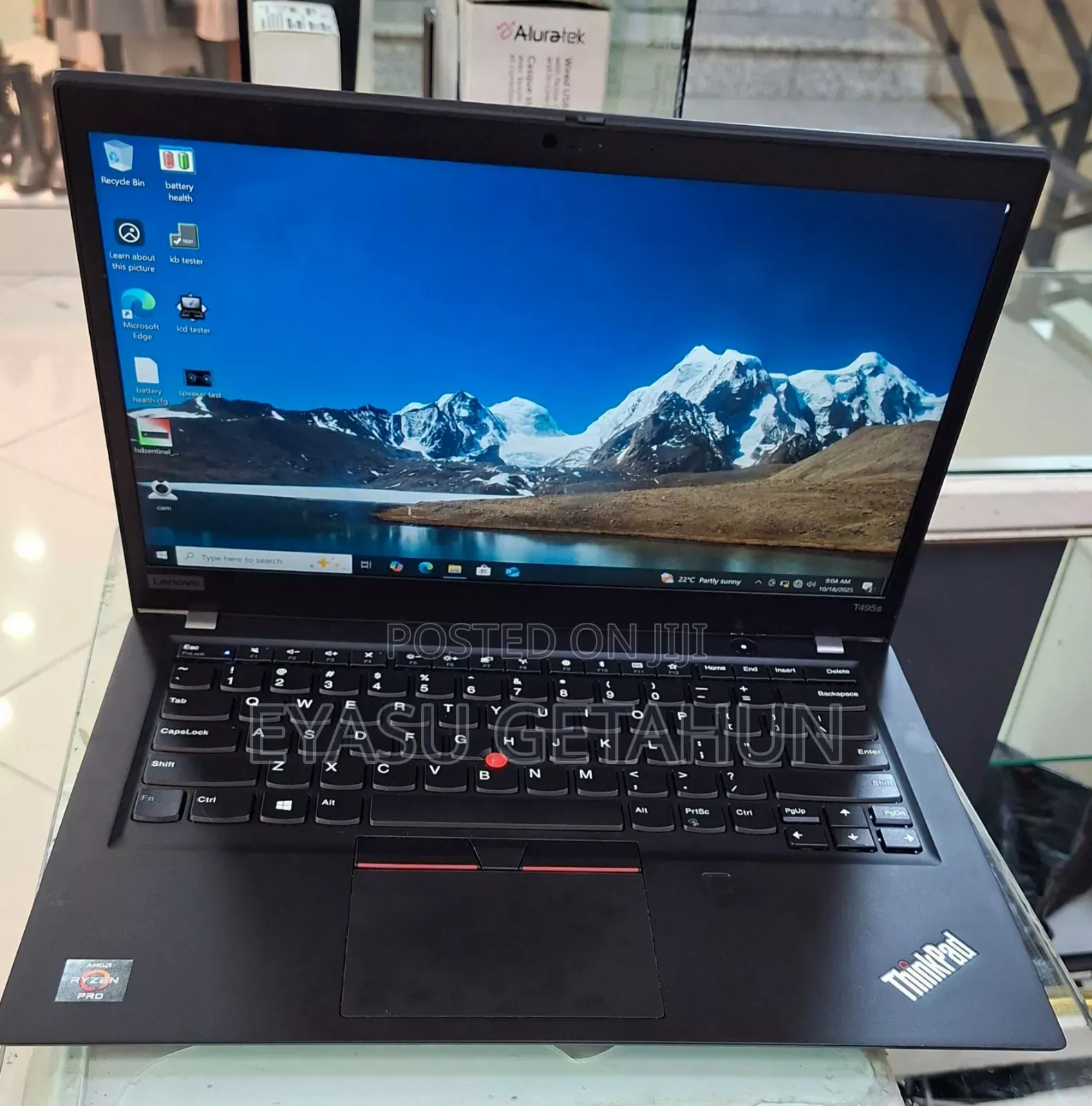New Laptop Lenovo ThinkPad T495s 16GB AMD Ryzen 5 SSD 512GB