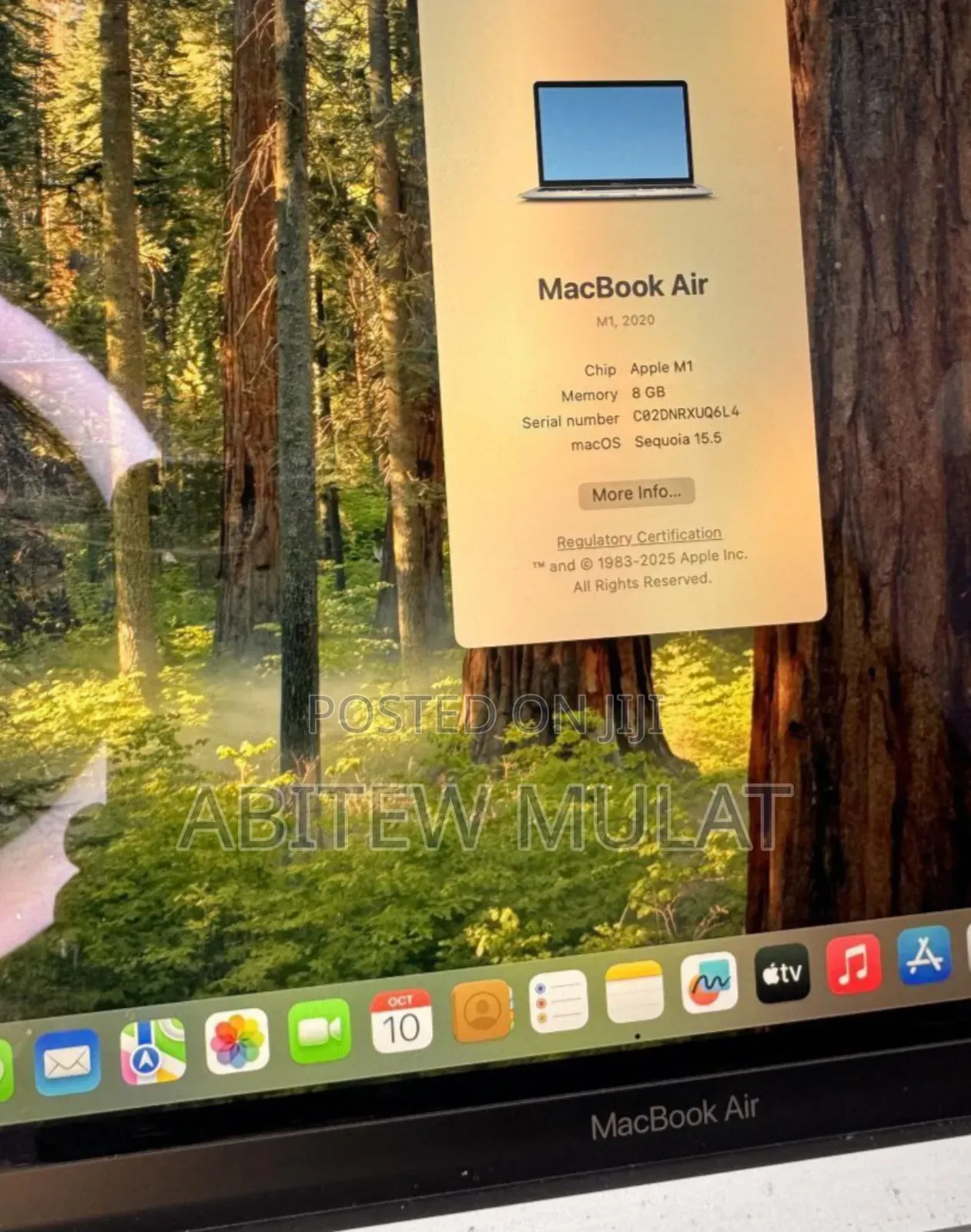 New Laptop Apple MacBook Air 2020 M1 16GB Apple M1 SSD 256GB