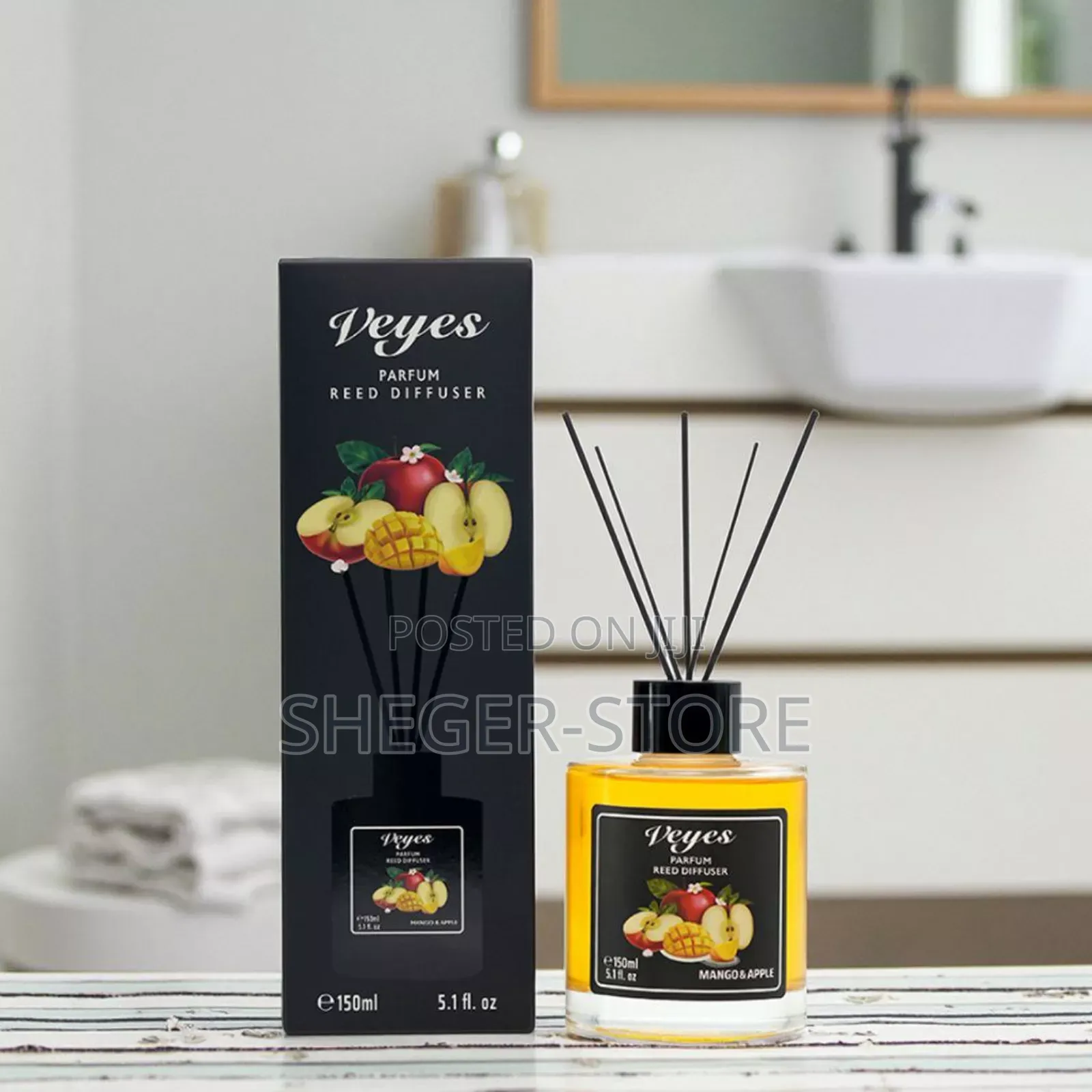 High Class Veyes Reed Diffuser
( ለቤት አና ስራ ቦታዎ መልካም መዓዛን የሚሰጥ
150ml )