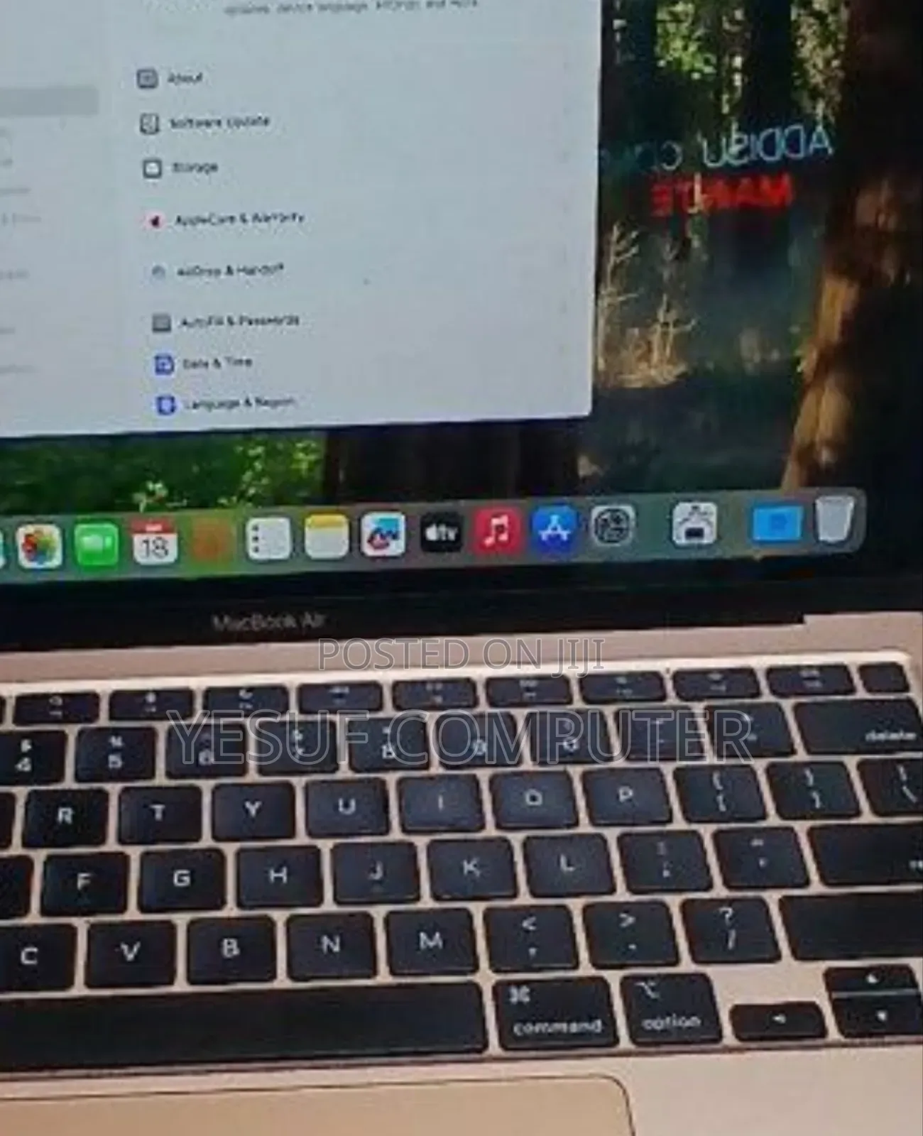 New Laptop Apple MacBook Air 2020 M1 8GB Apple M1 SSD 256GB