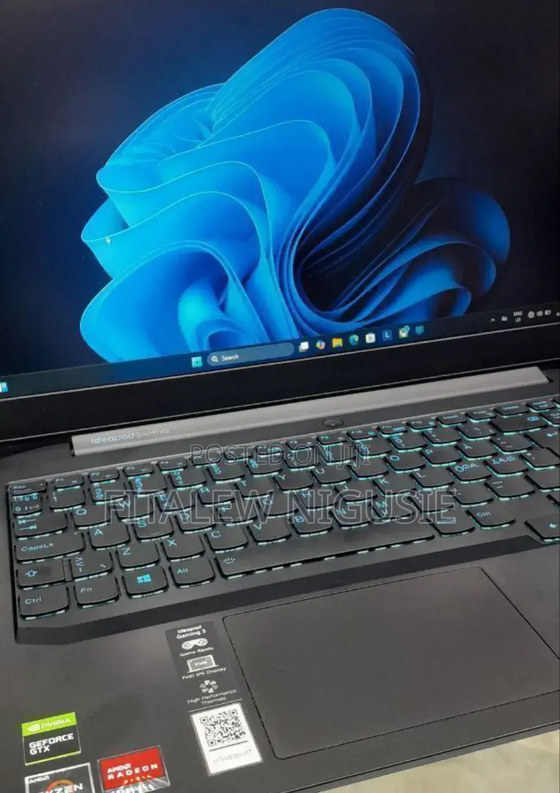 New Laptop Lenovo Ideapad 3 16GB AMD Ryzen 5 SSD 256GB