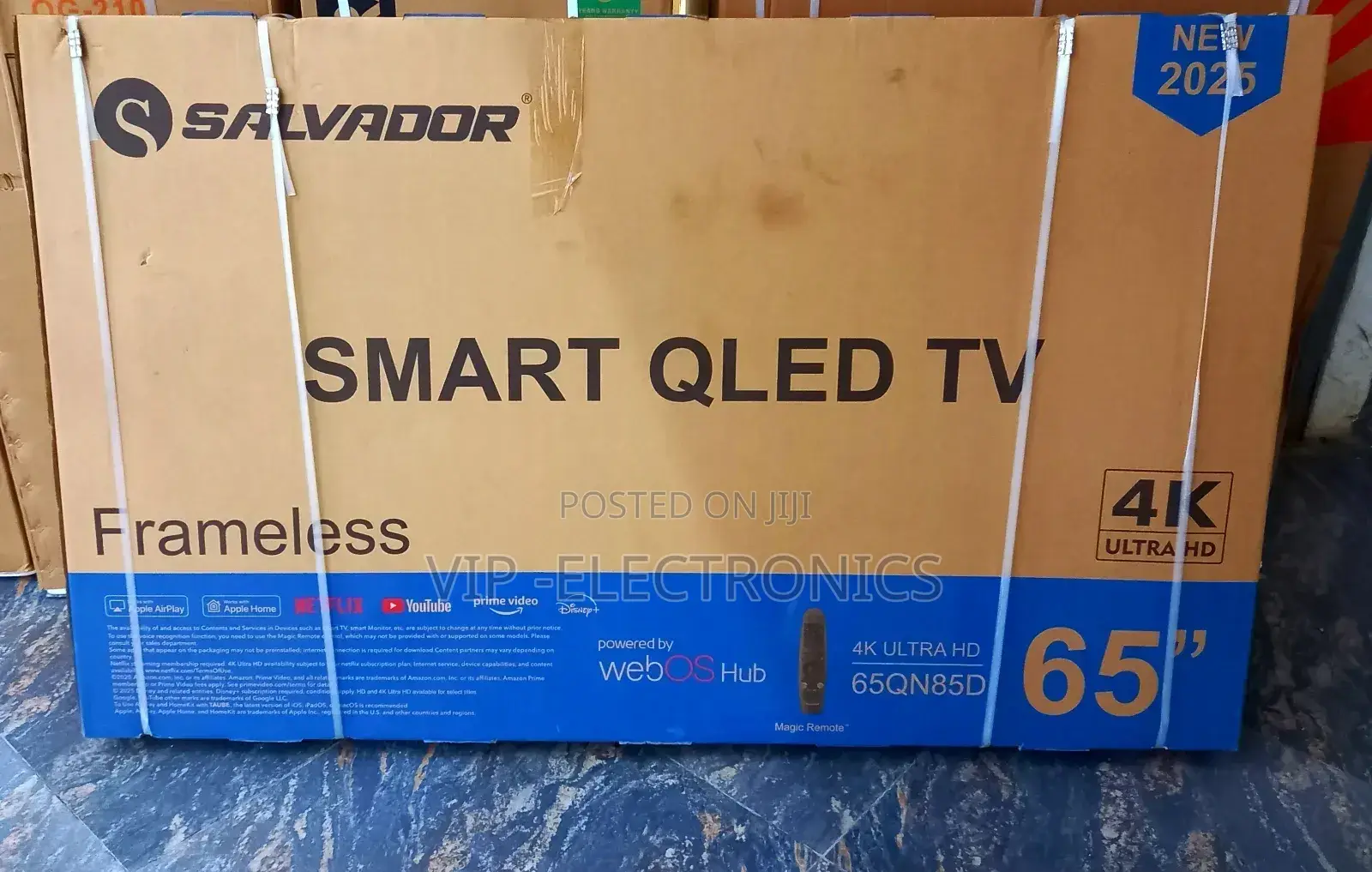 Salvador 65 Inch Frameless Tv Smart Qled New 2025 Tv New
